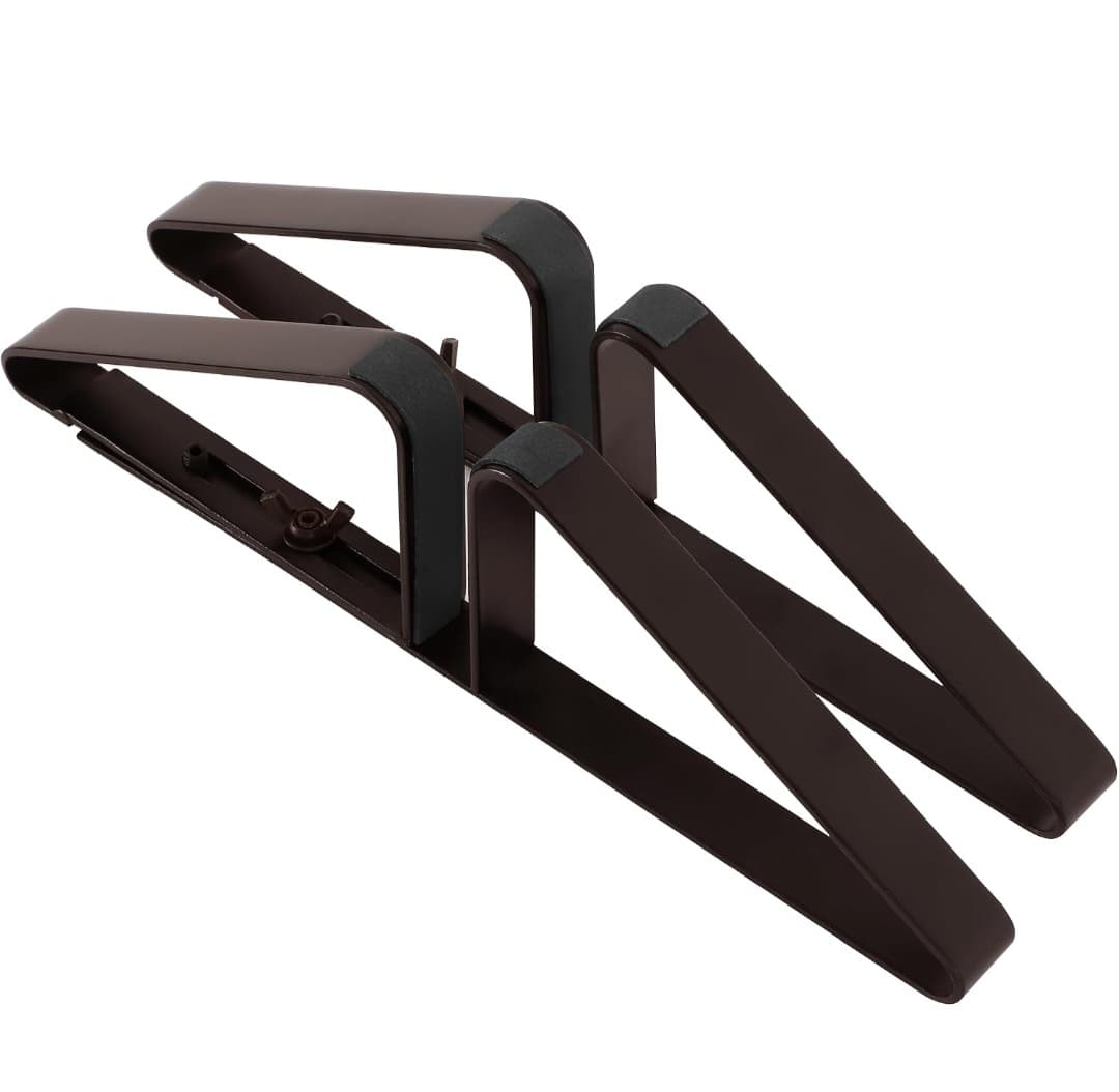 2 Metal Support Feet for Pet Gate - Adjustable