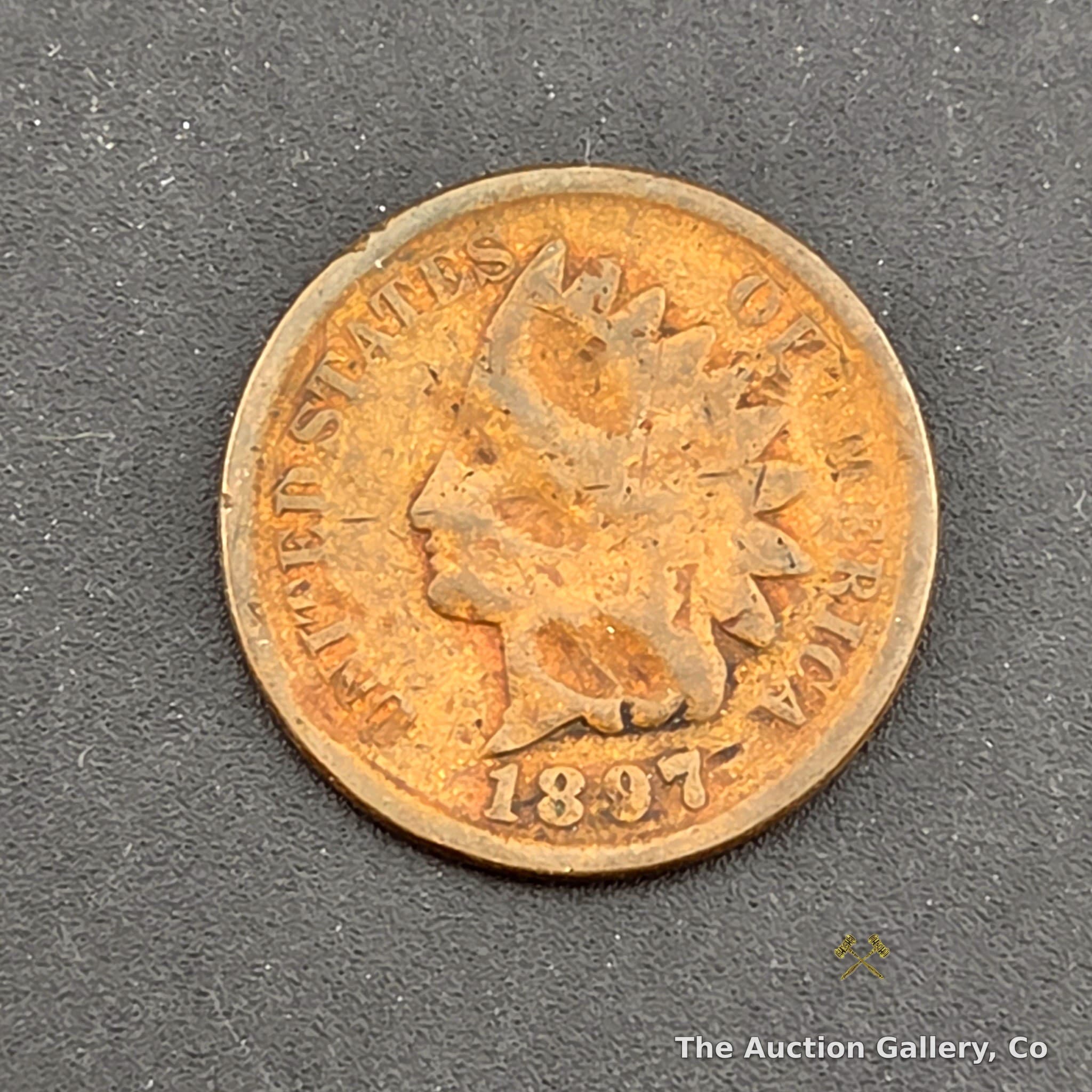 1897 Indian Head Cent, Philadelphia