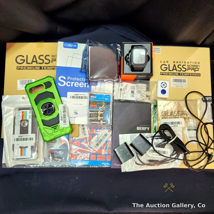 Mixed Electronics & Phone Accessories Lot, 19 Items, Brand New
