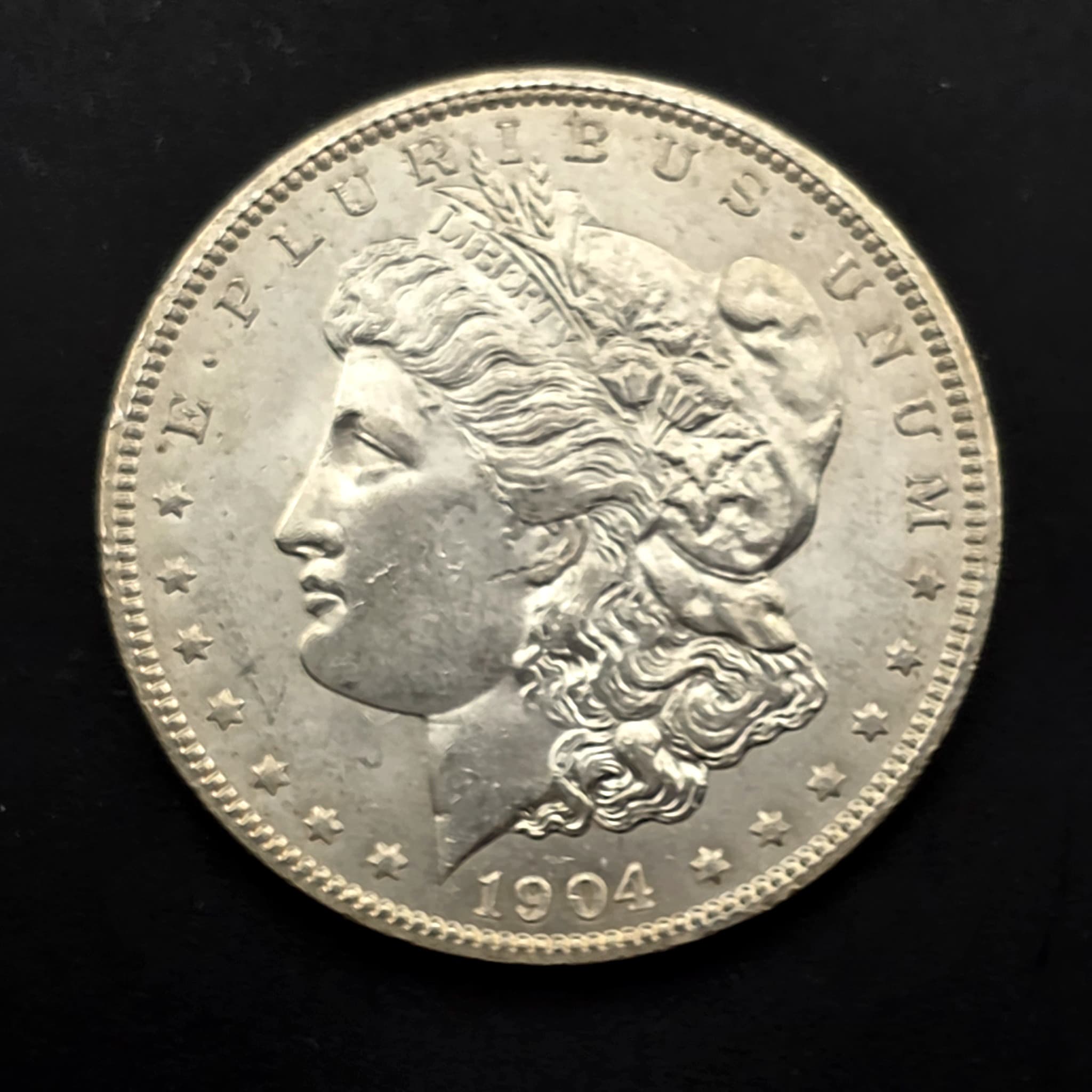 1904-O Morgan Silver Dollar, 90% Silver