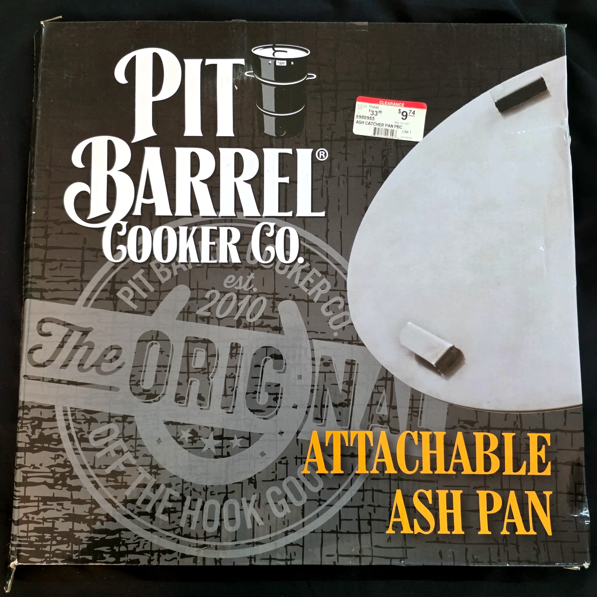 Pit Barrel Cooker Co. Attachable Ash Pan, New