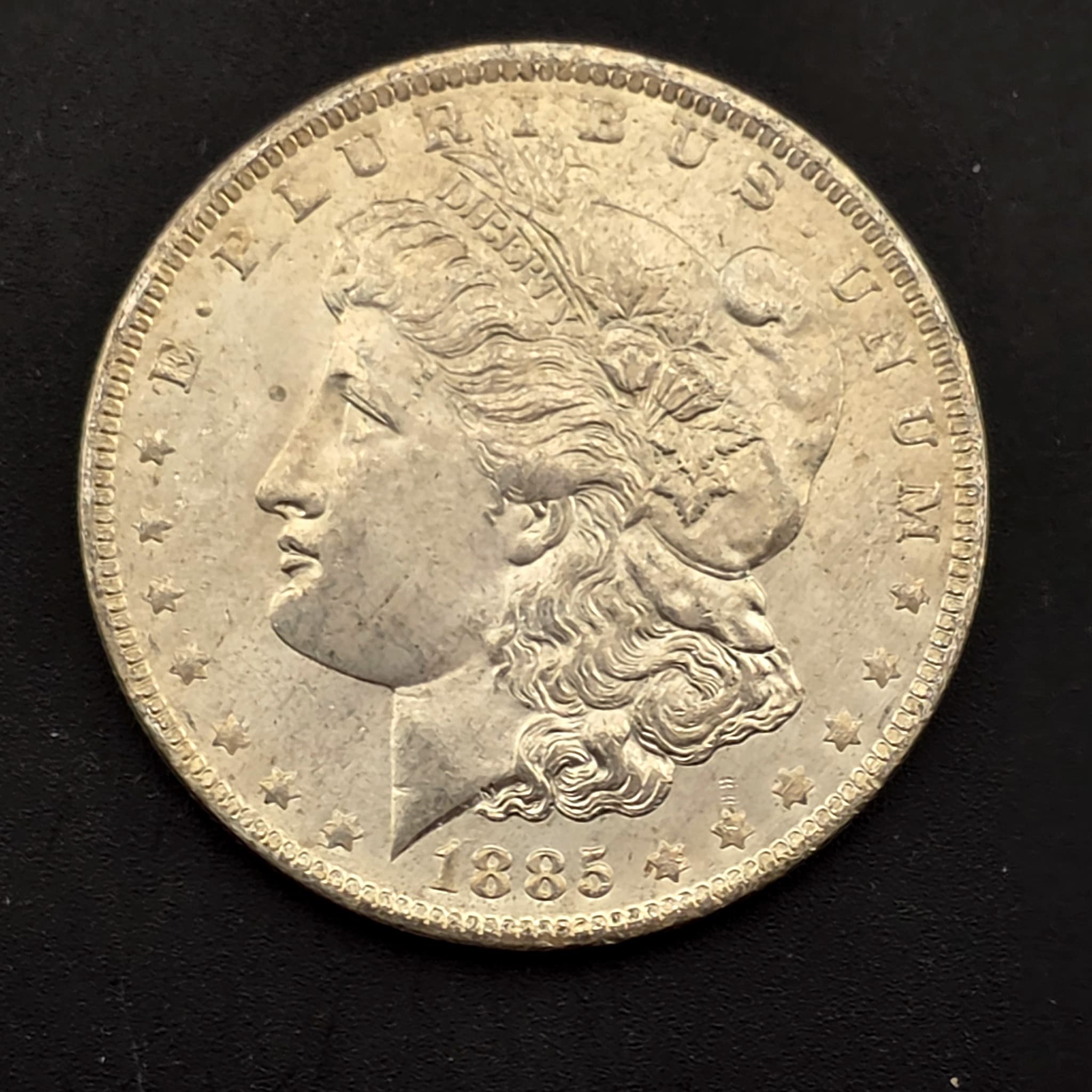 1885-O Morgan Silver Dollar, 90% Silver