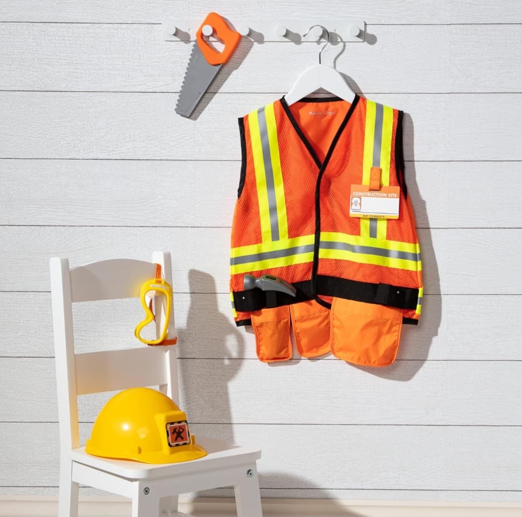 Melissa & Doug Construction Worker Play Outfit