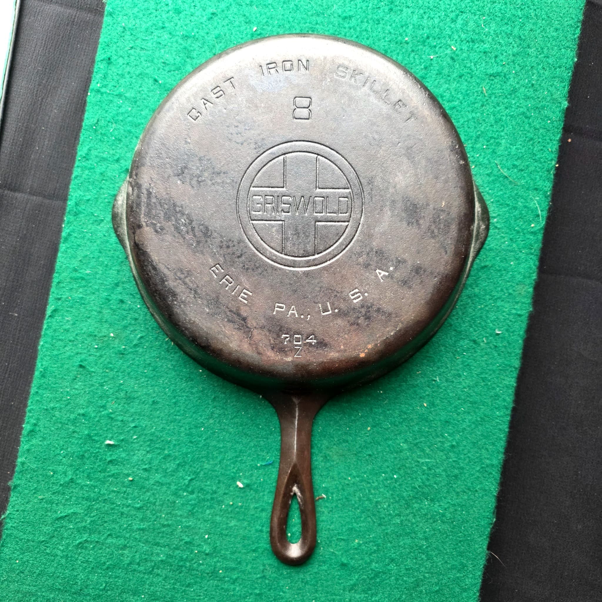 Griswold No. 8 Cast Iron Skillet, Erie PA