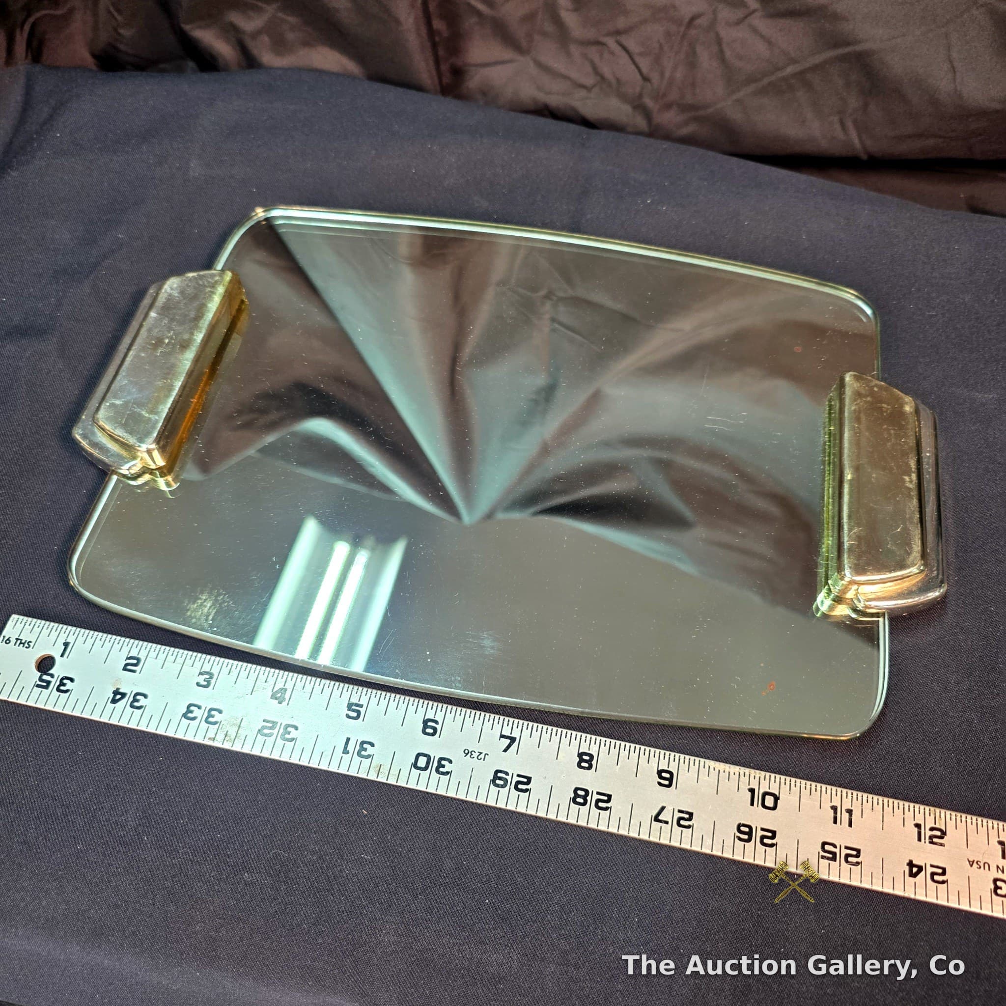 Vintage Mirrored Vanity Tray for dresser top or display