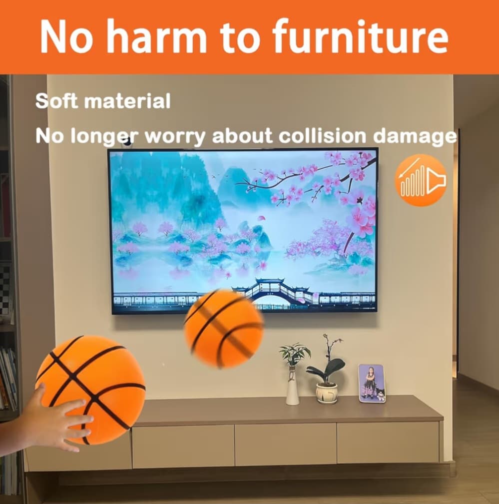 Silent Indoor Safe Basketball - Foam
