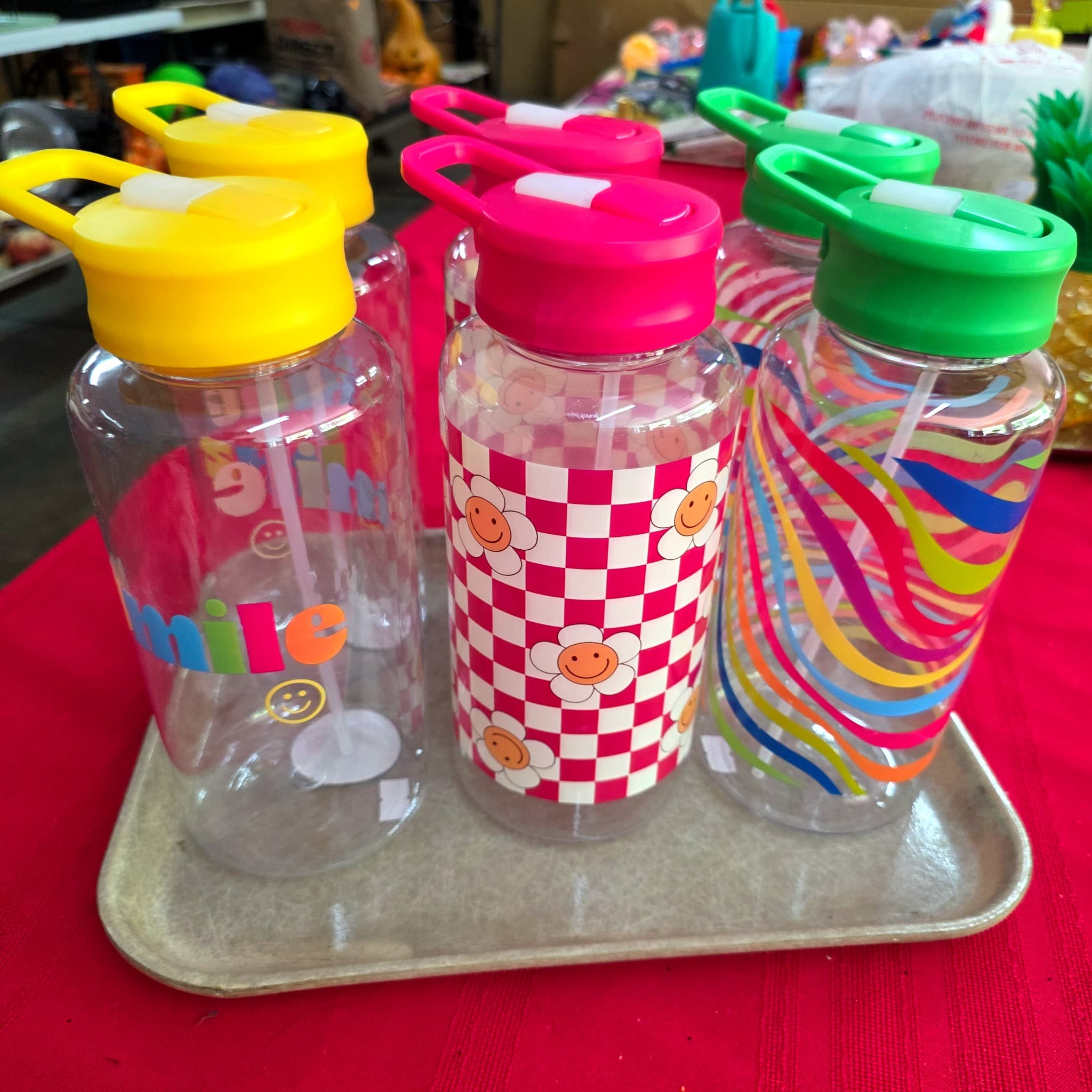 Kids' Water Bottles with Handles, Set of 6, 50oz