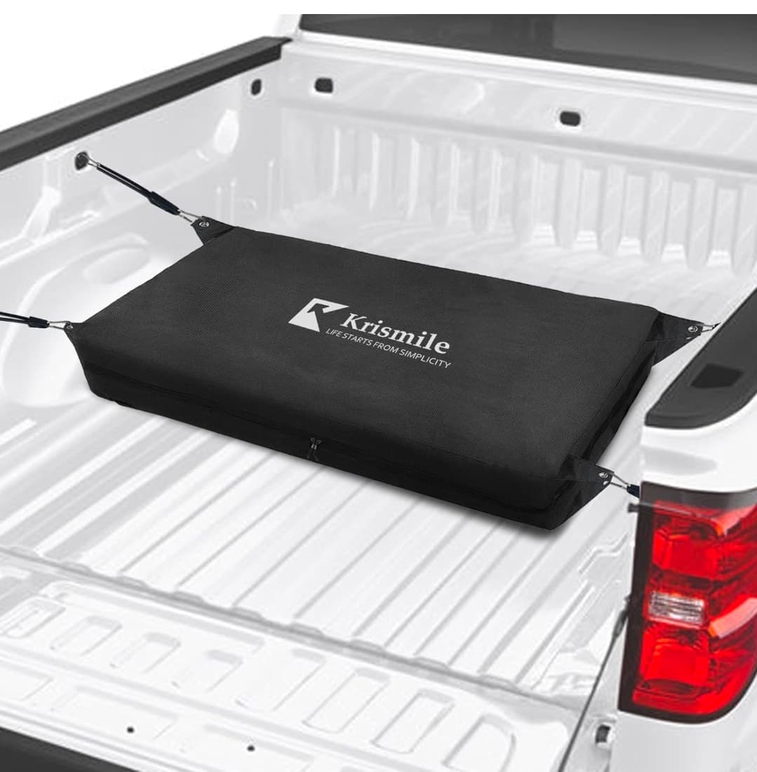 Truck Bed Weights for Traction, All Weather Winter Truck Traction Aid with 4 Adjustable Lock Buckle, Add Sand Bags or Heavy Objects Effectively Improve Winter Driving