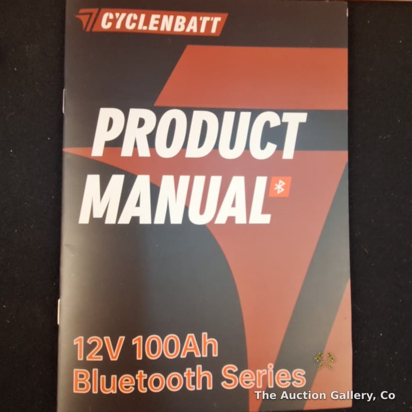 Cyclenbatt 12.8V 100Ah LiFePO4 Bluetooth Battery, New β photo 5