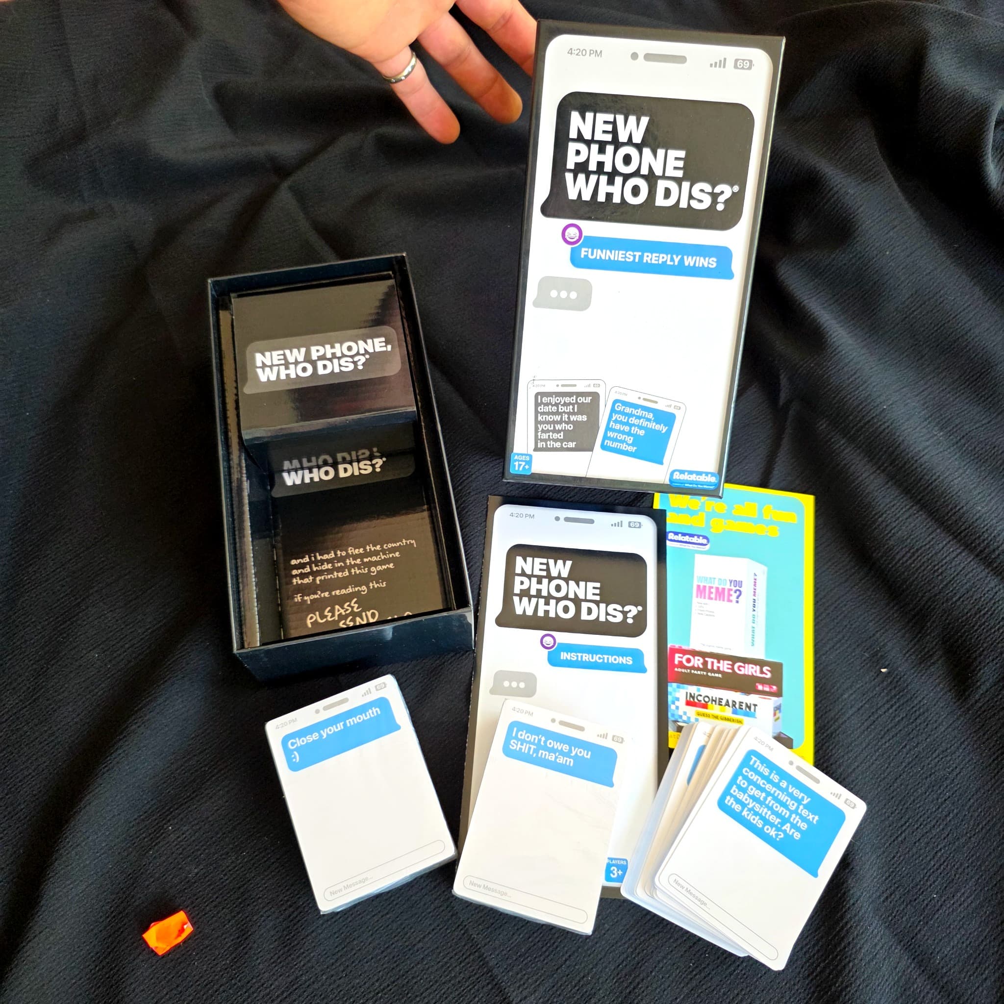 New Phone Who Dis? Party Game, Ages 17+