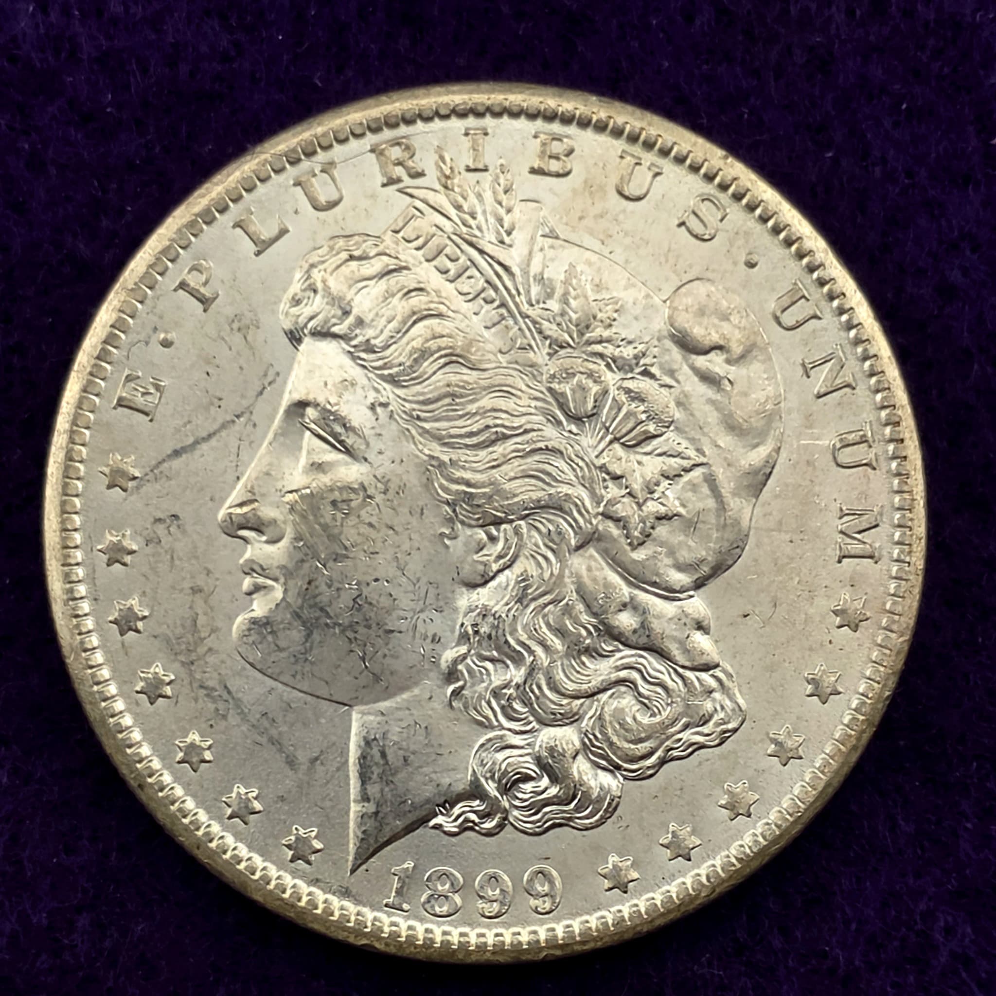 1899-O Morgan Silver Dollar, 90% Silver