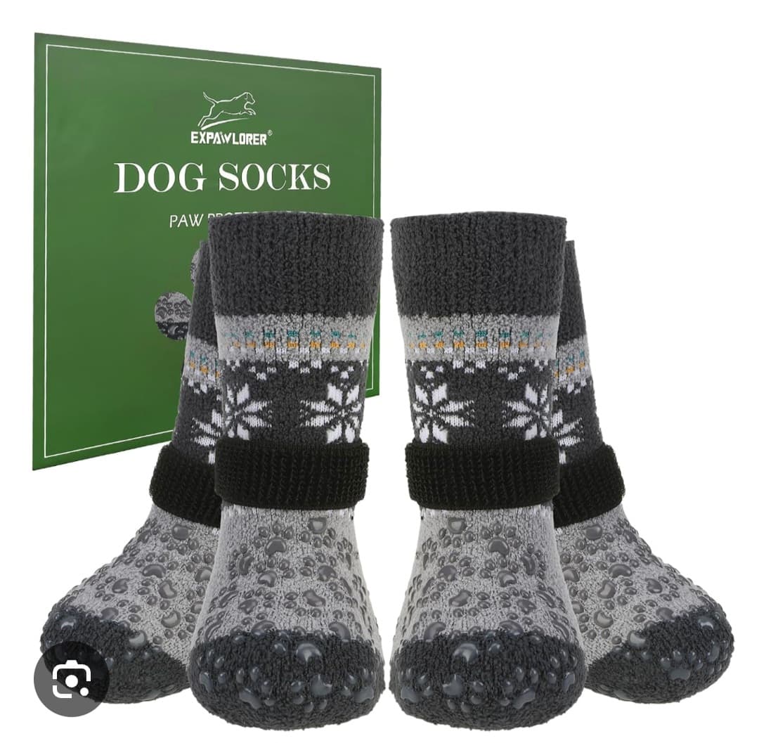 Anti Slip Dog Socks