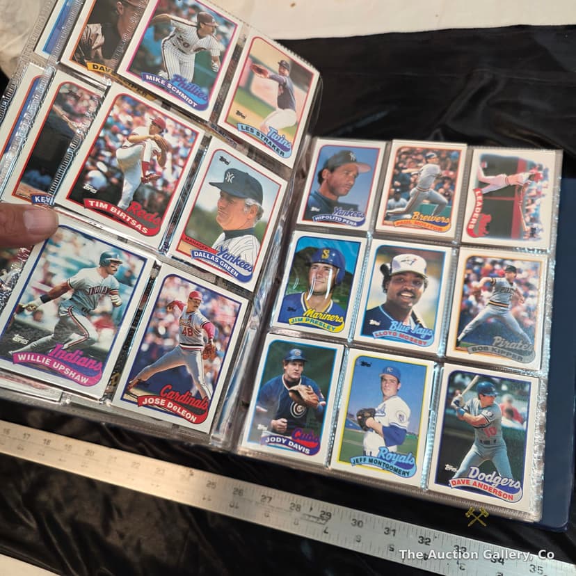 1989 Topps Baseball Complete Set, Numbered Order, Binder โ photo 4