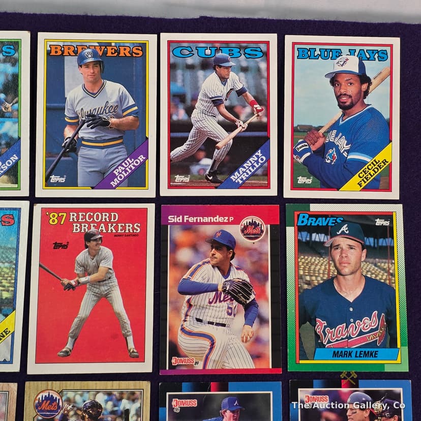 Vintage Baseball Cards, Lot of 18 โ Topps & Donruss, Late 1980s โ photo 3