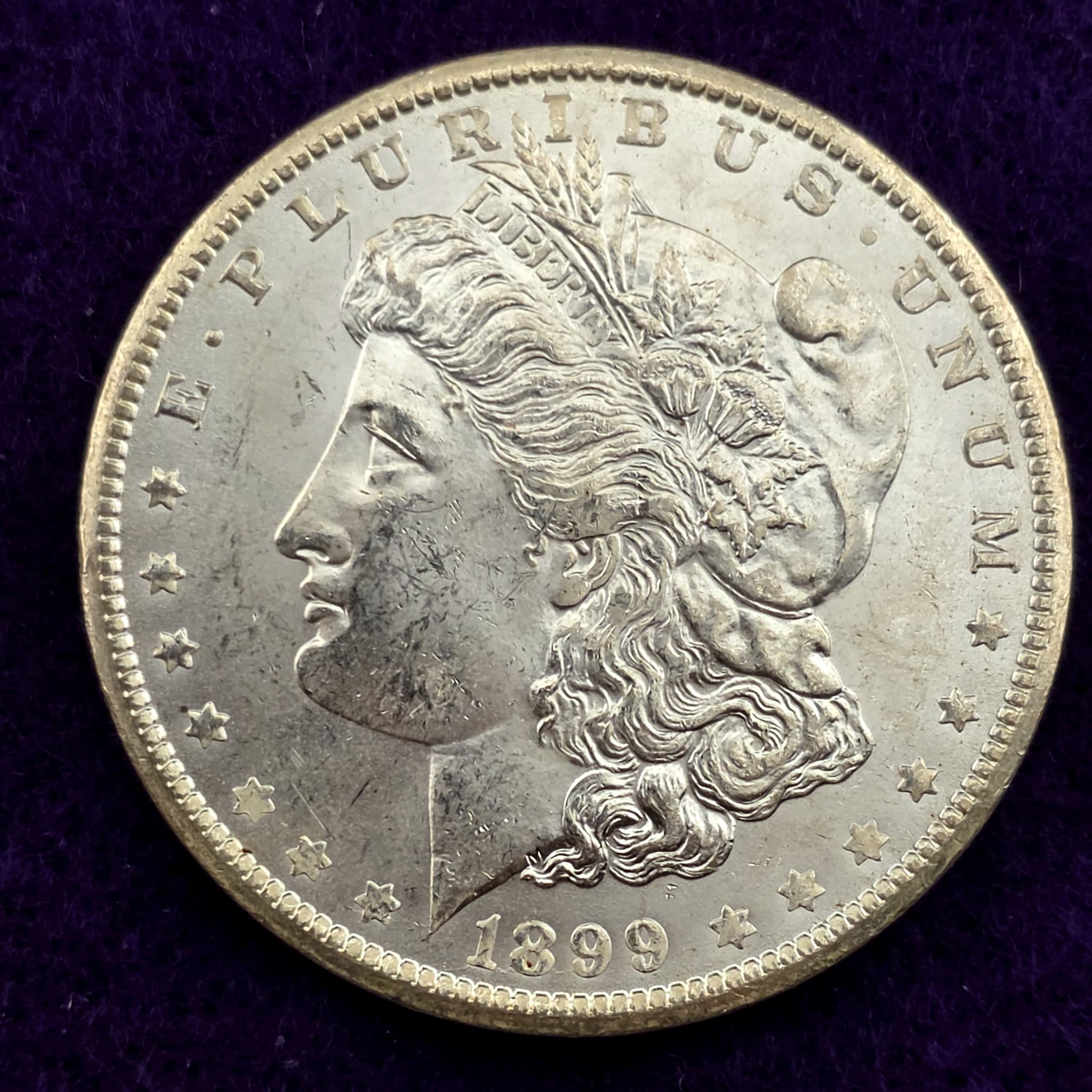 1899-O Morgan Silver Dollar, 90% Silver
