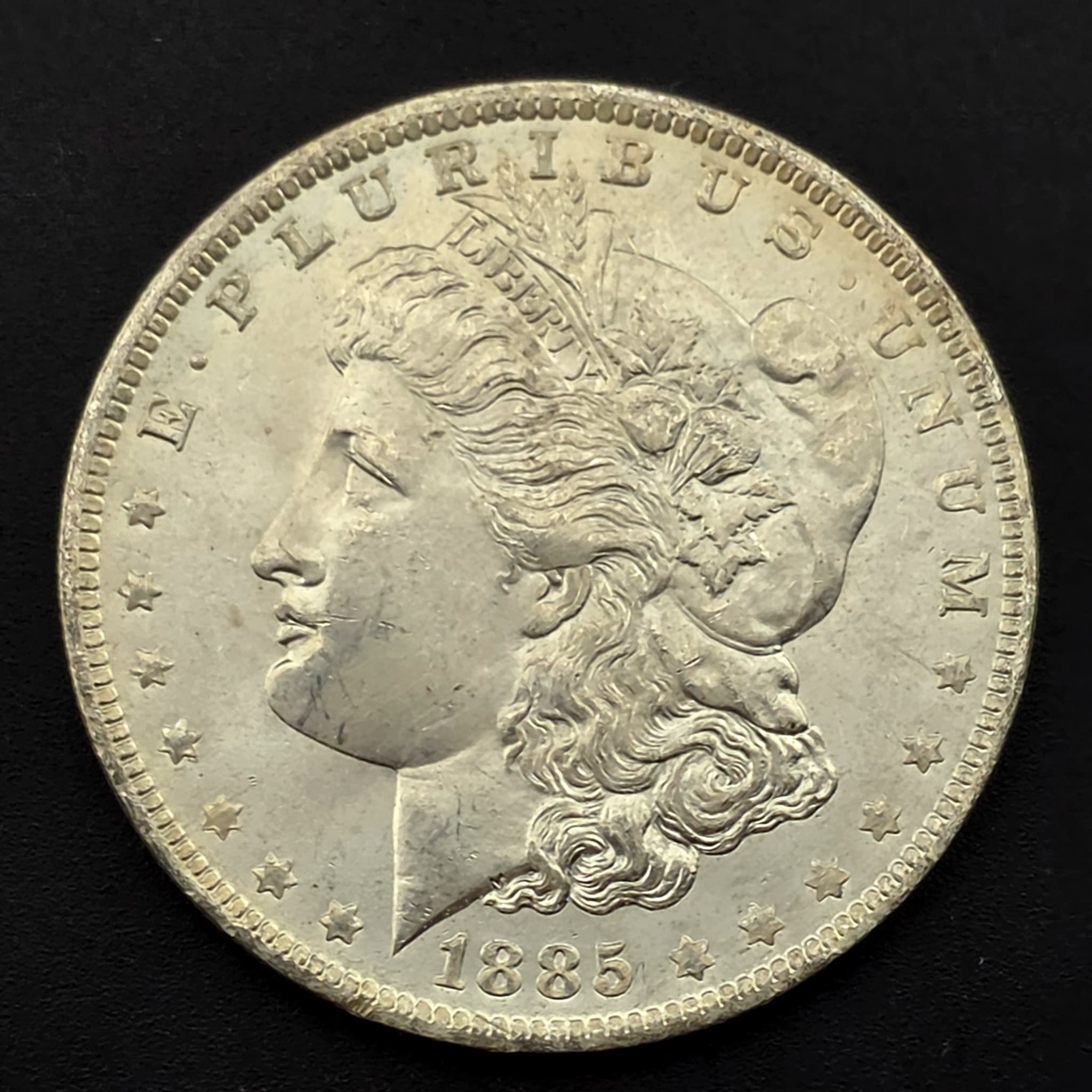 1885-O Morgan Silver Dollar, 90% Silver