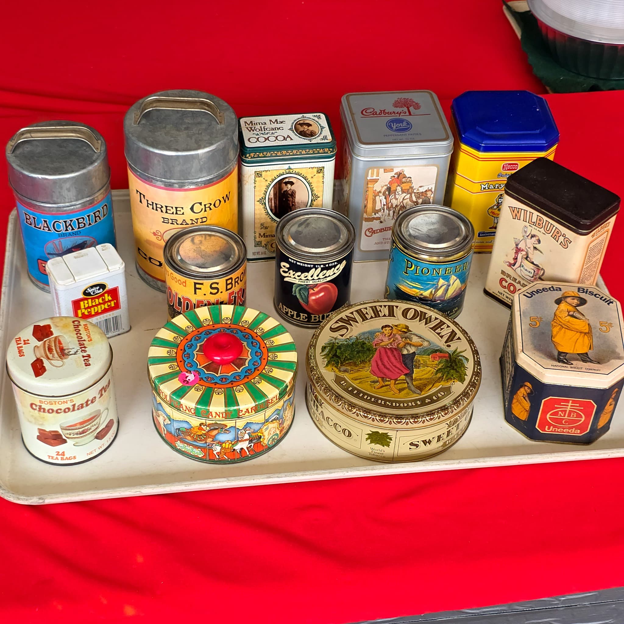Vintage Collector Tins, Mixed Lot of 14