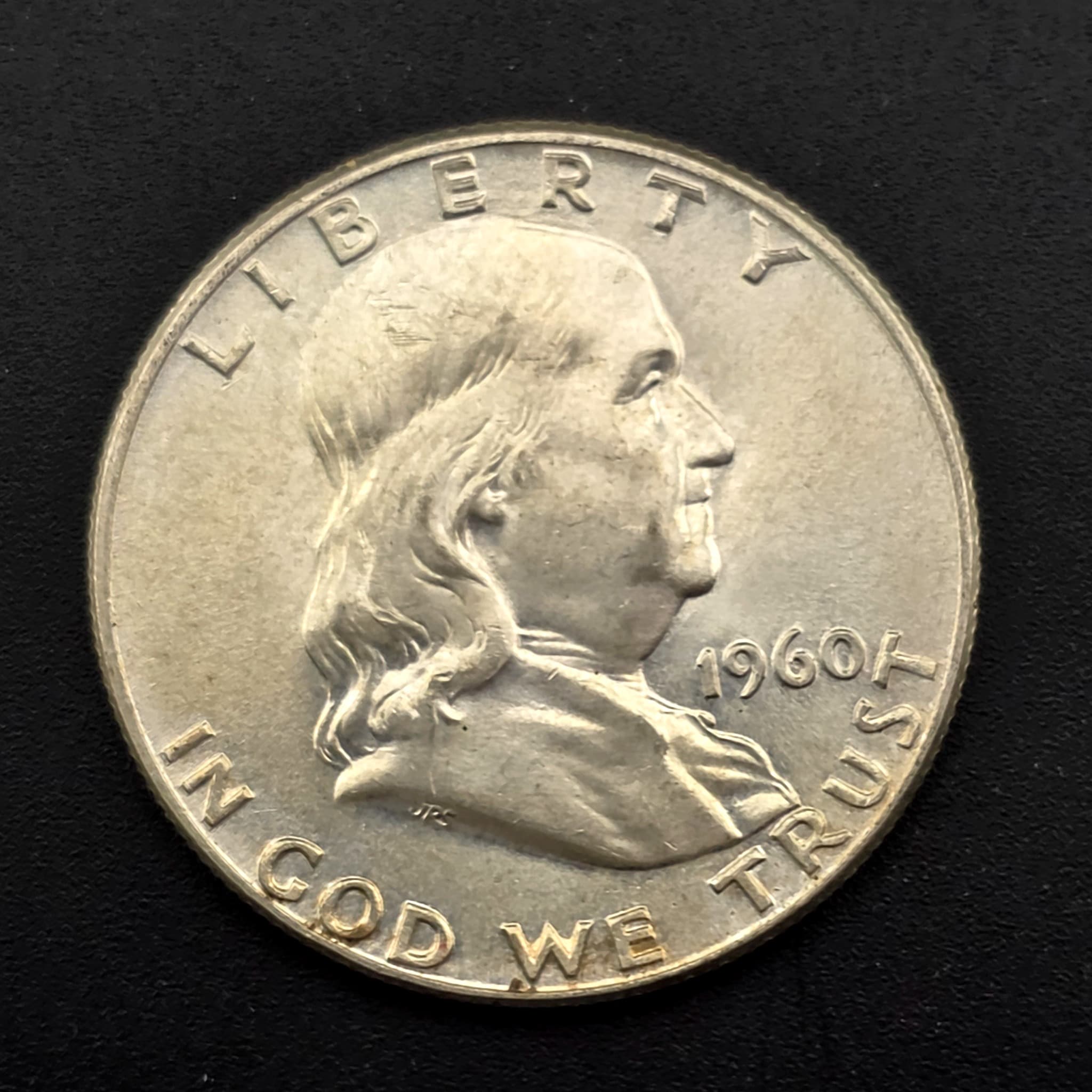 1960 Franklin Half Dollar, 90% Silver
