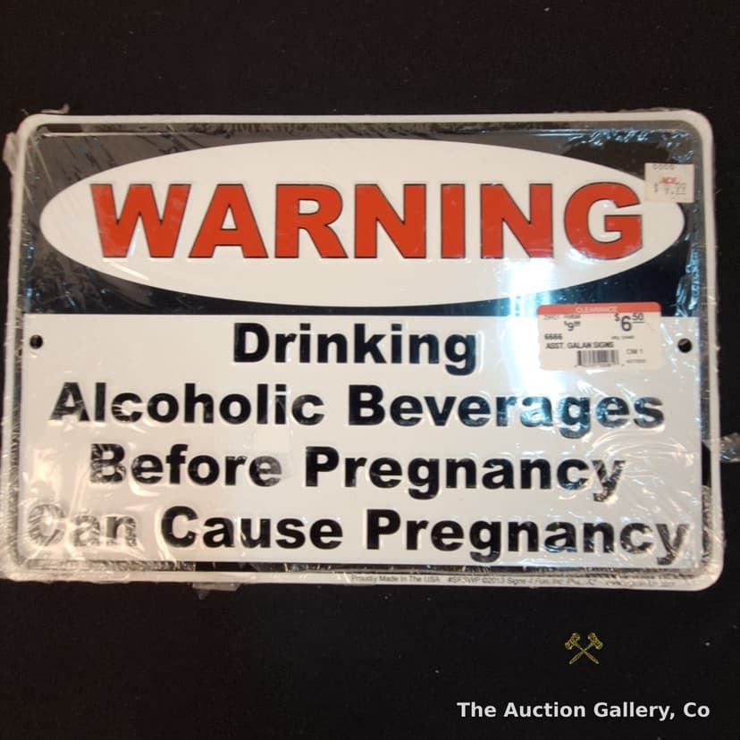 Novelty Metal Signs, Set of 3 โ Humorous Bar & Home Decor โ photo 2