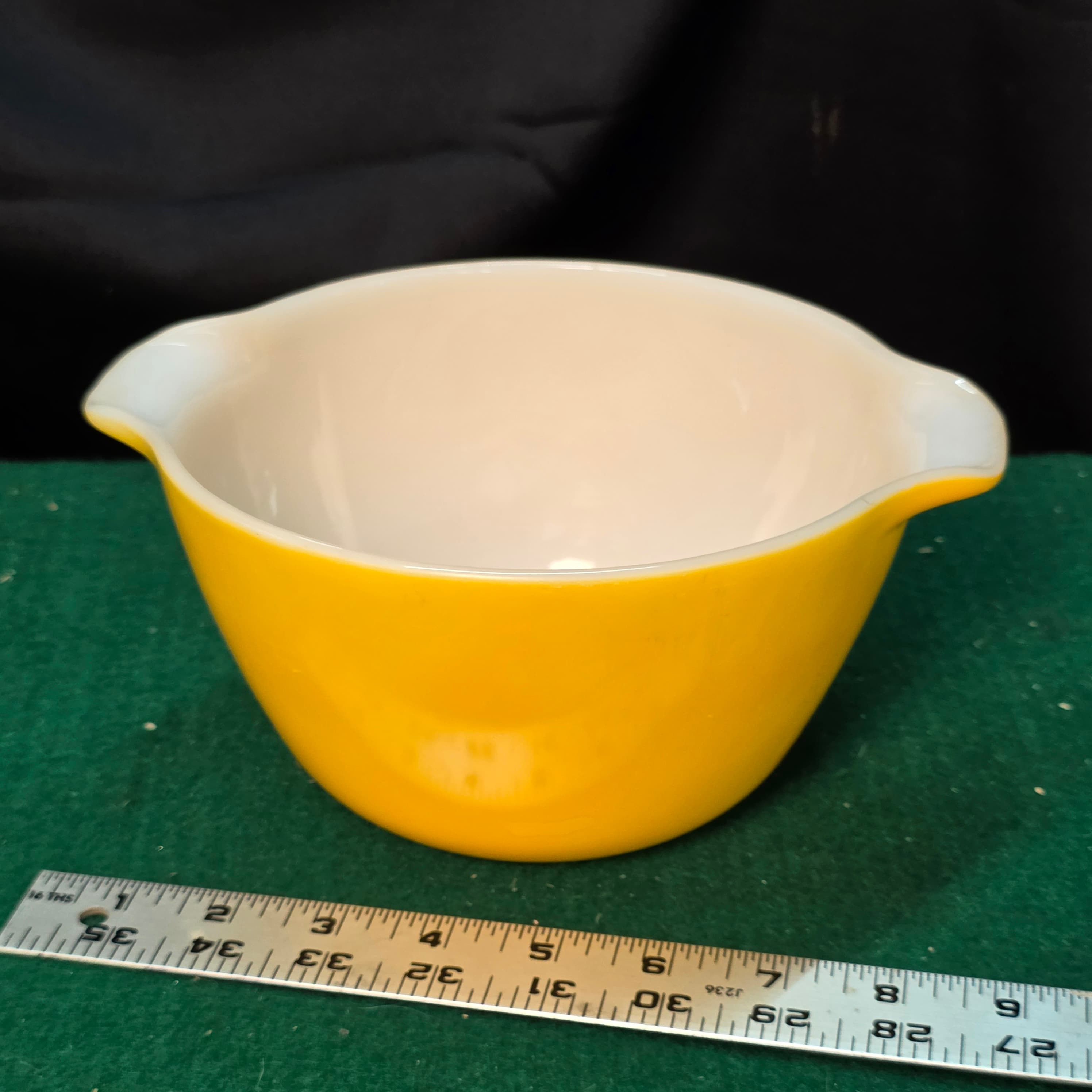 Vintage Anchor Hocking Fire-King Yellow Mixing Bowl