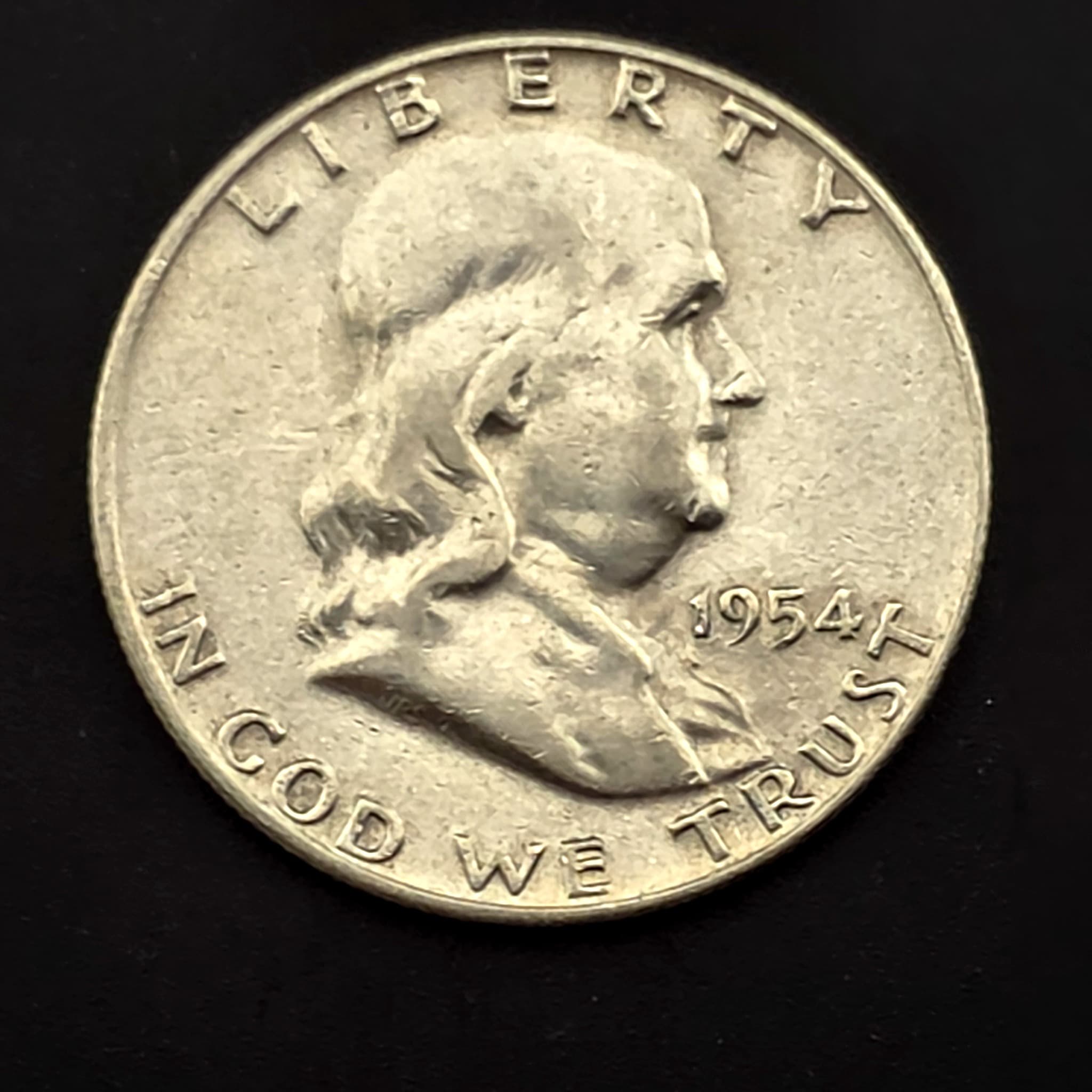 1954-D Franklin Half Dollar, 90% Silver