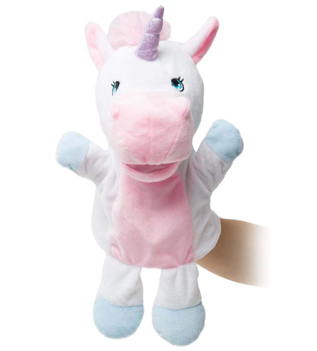 13" Unicorn Plush Hand Puppet Magical Friends