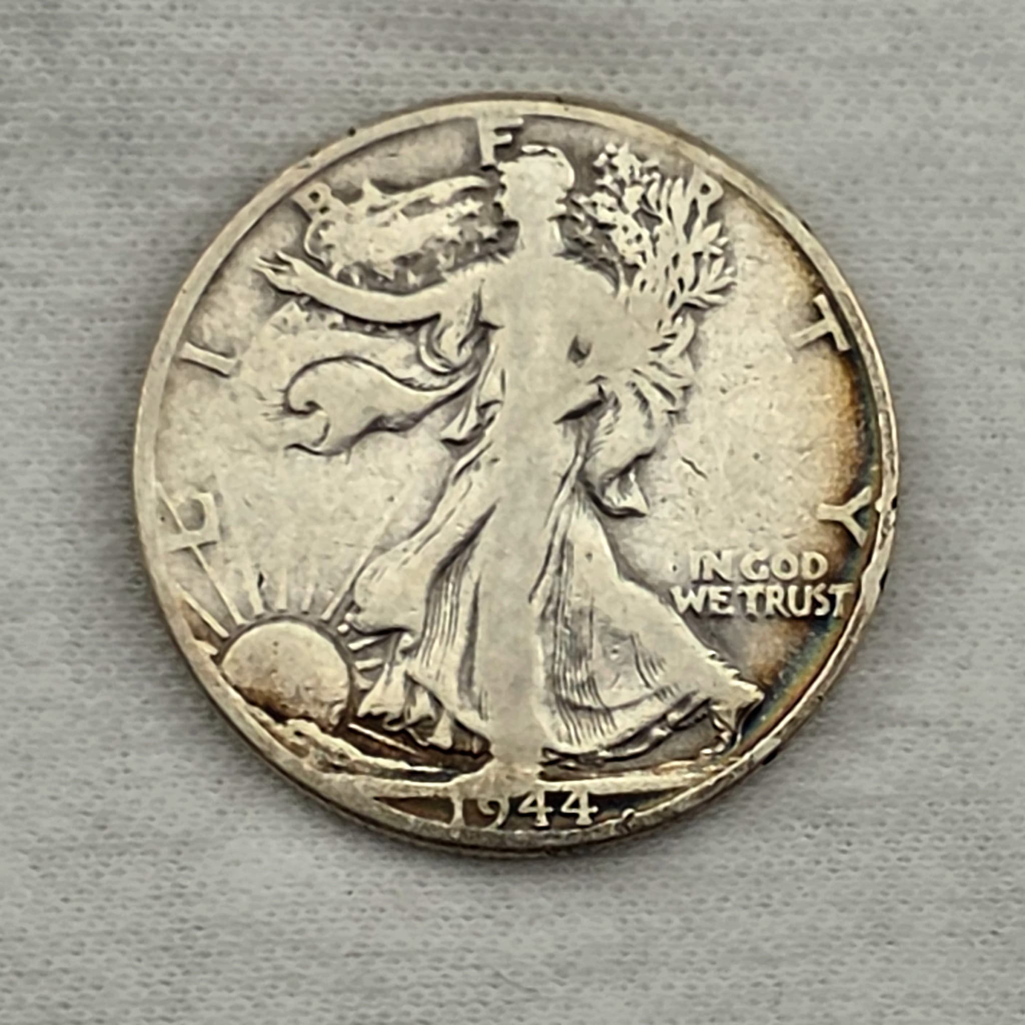 1944-W Walking Liberty Half Dollar, 90% Silver
