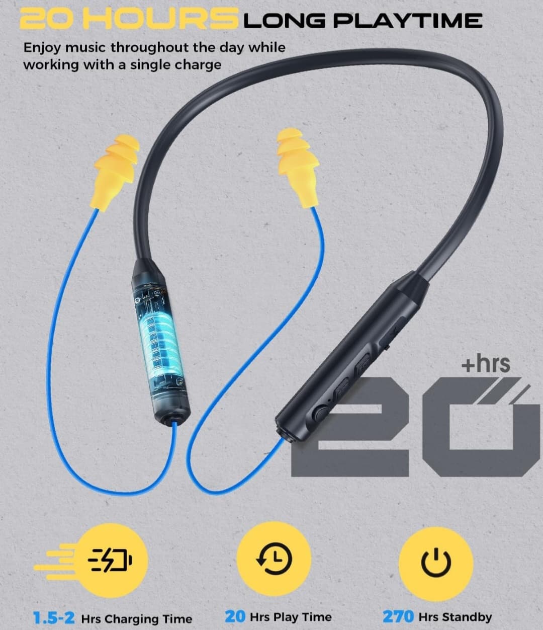 Bluetooth Earbuds - Noise Reduction - Music & Calls - IPX5 Waterproof