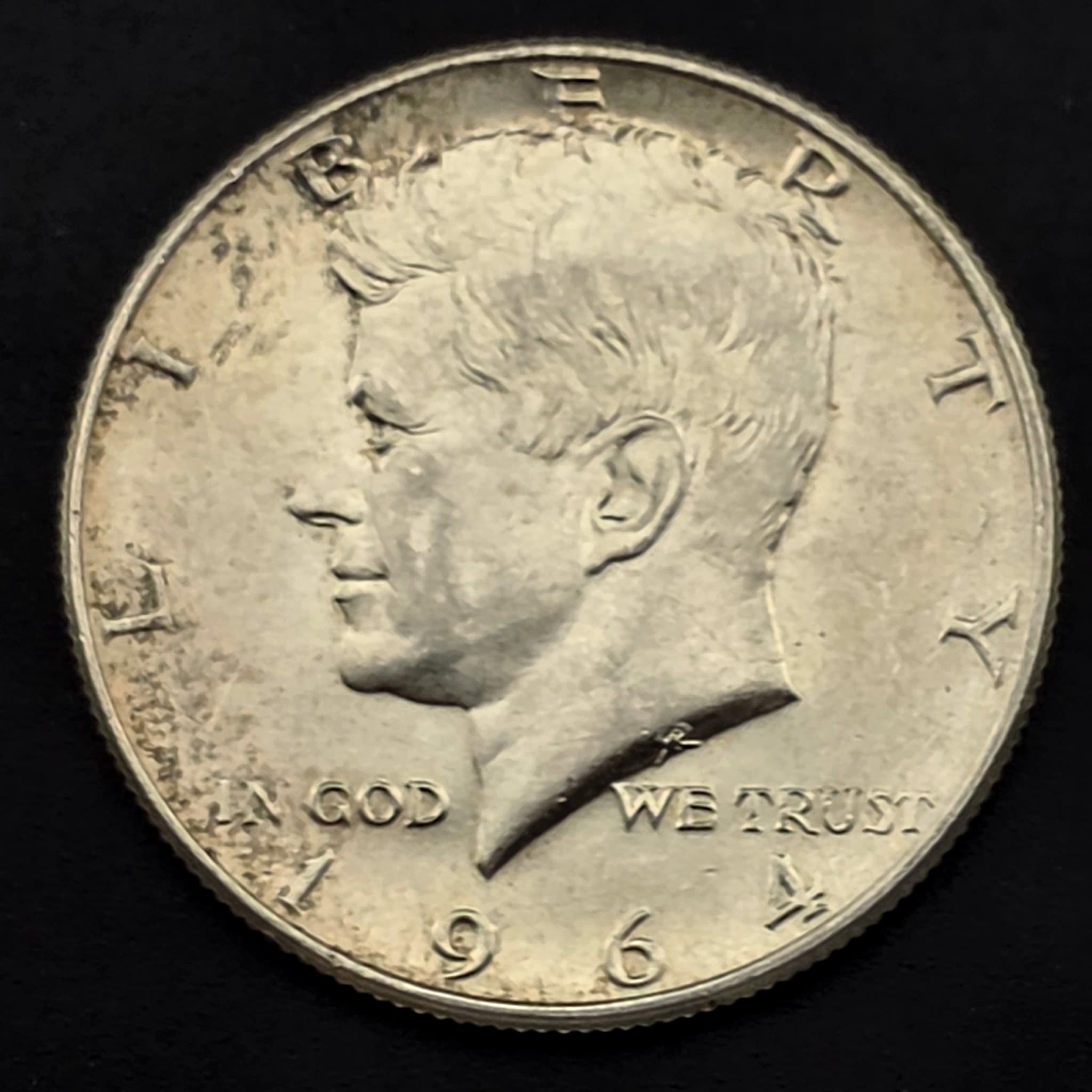 1964 Kennedy Half Dollar, 90% Silver