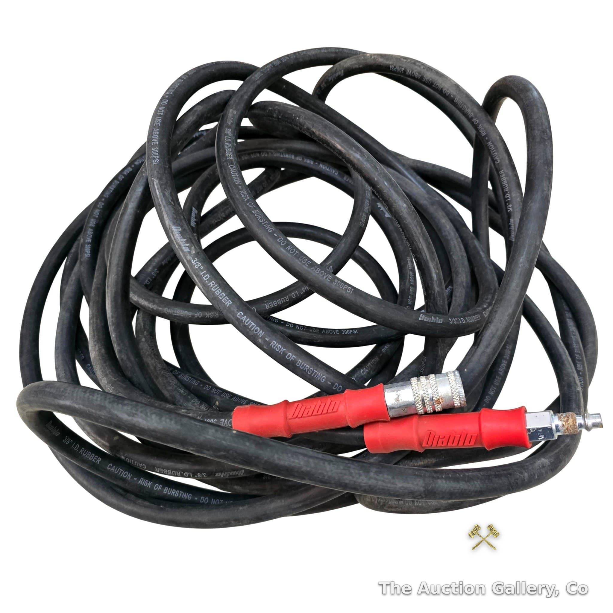 Diablo 3/8" I.D. Rubber Air Hose, 300 PSI