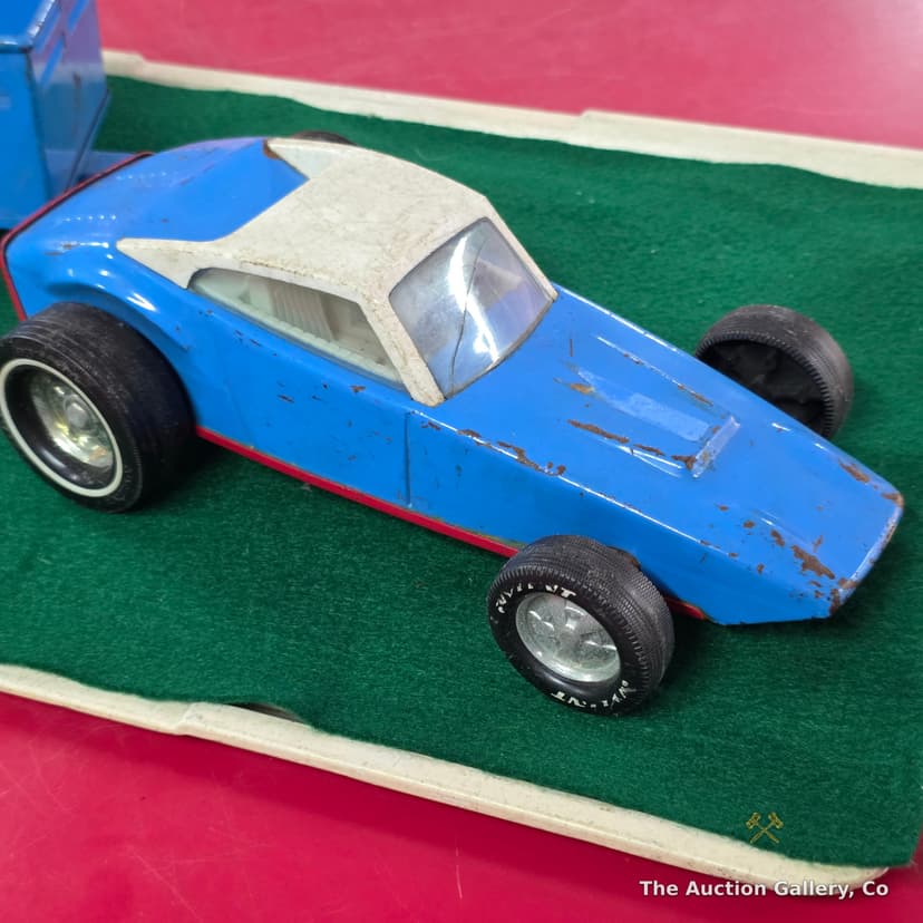Nylint Pressed-Steel Sports Car and Trailer Set β photo 2