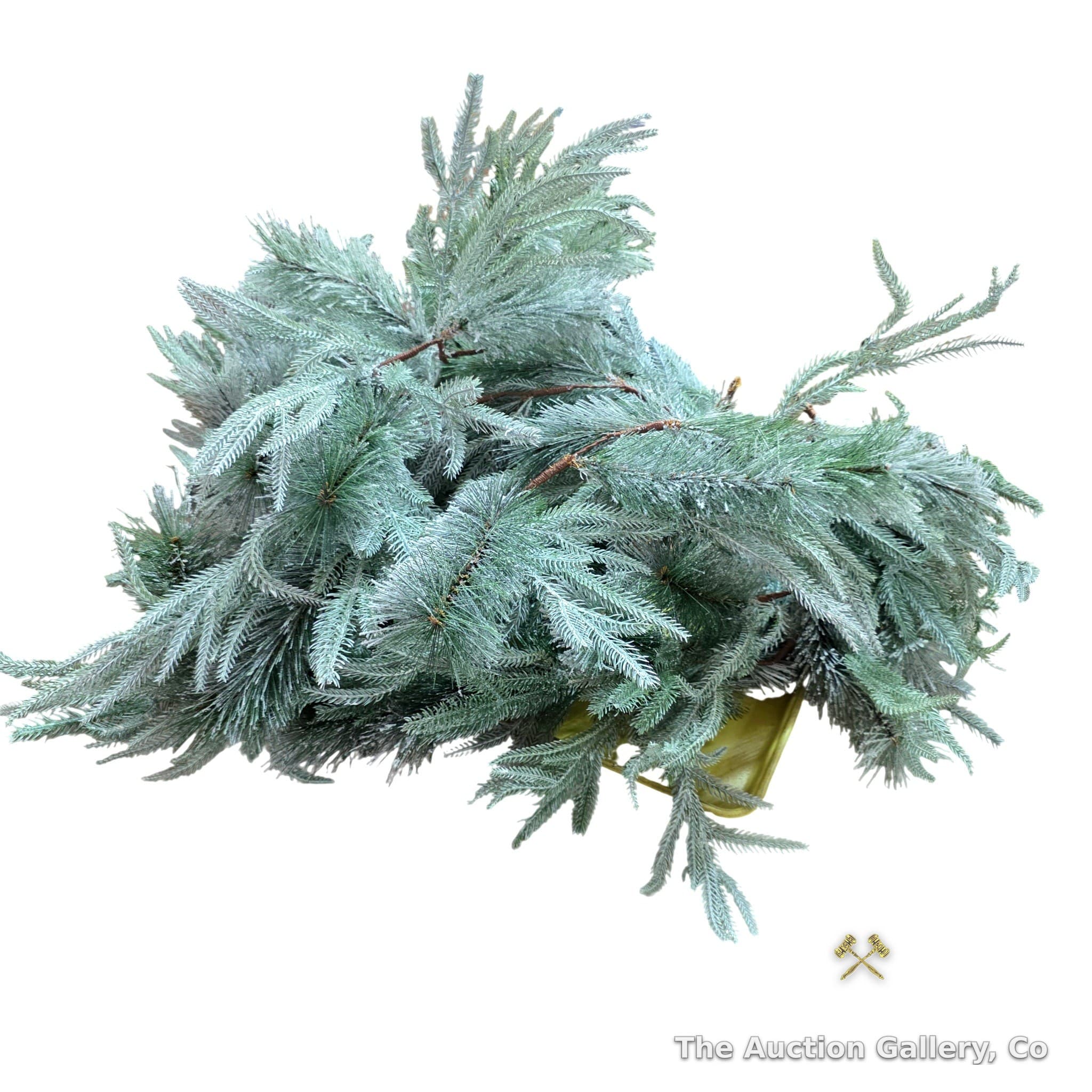 Flocked Artificial Pine Garland Branches, 4โ5 Ft Pieces