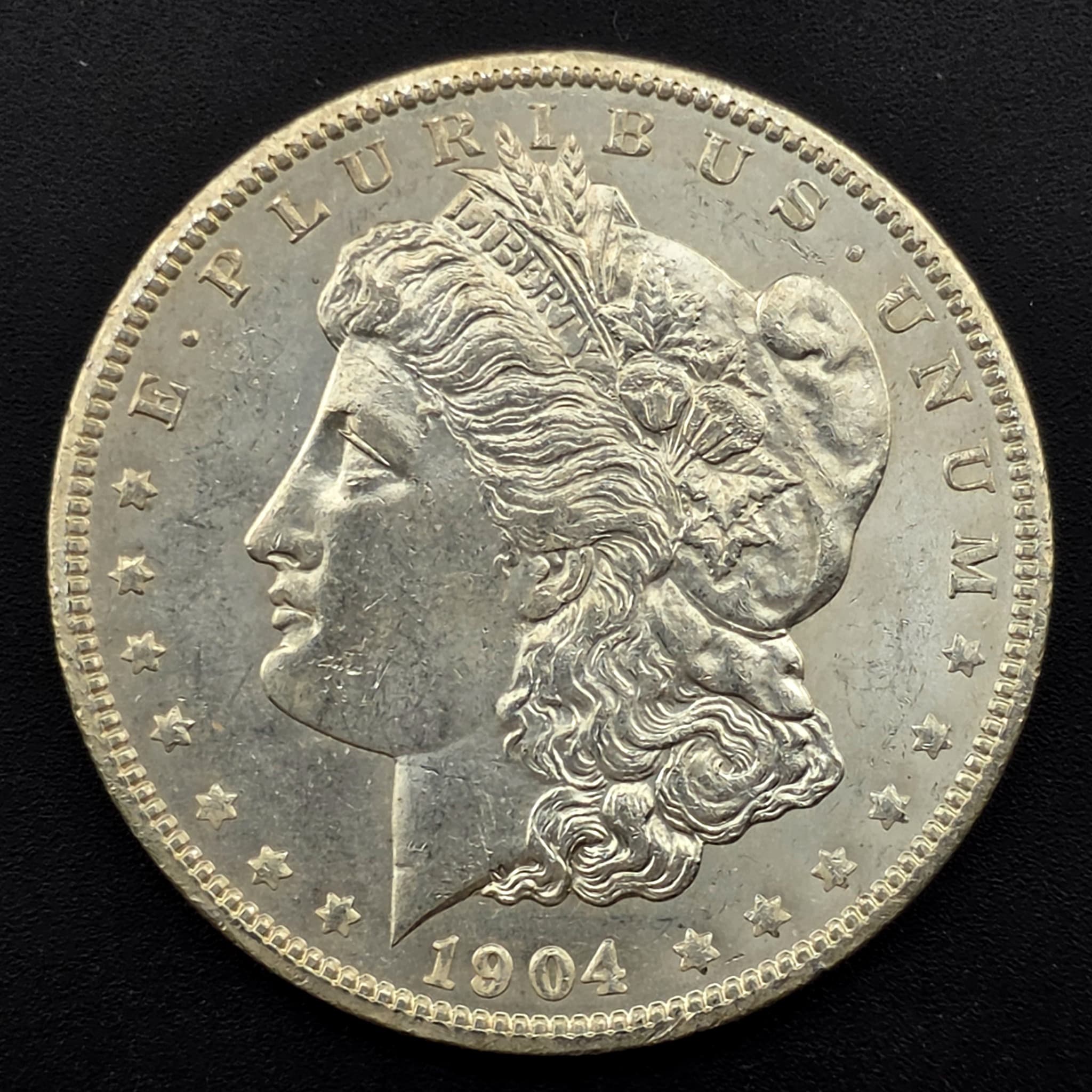 1904-O Morgan Silver Dollar, 90% Silver