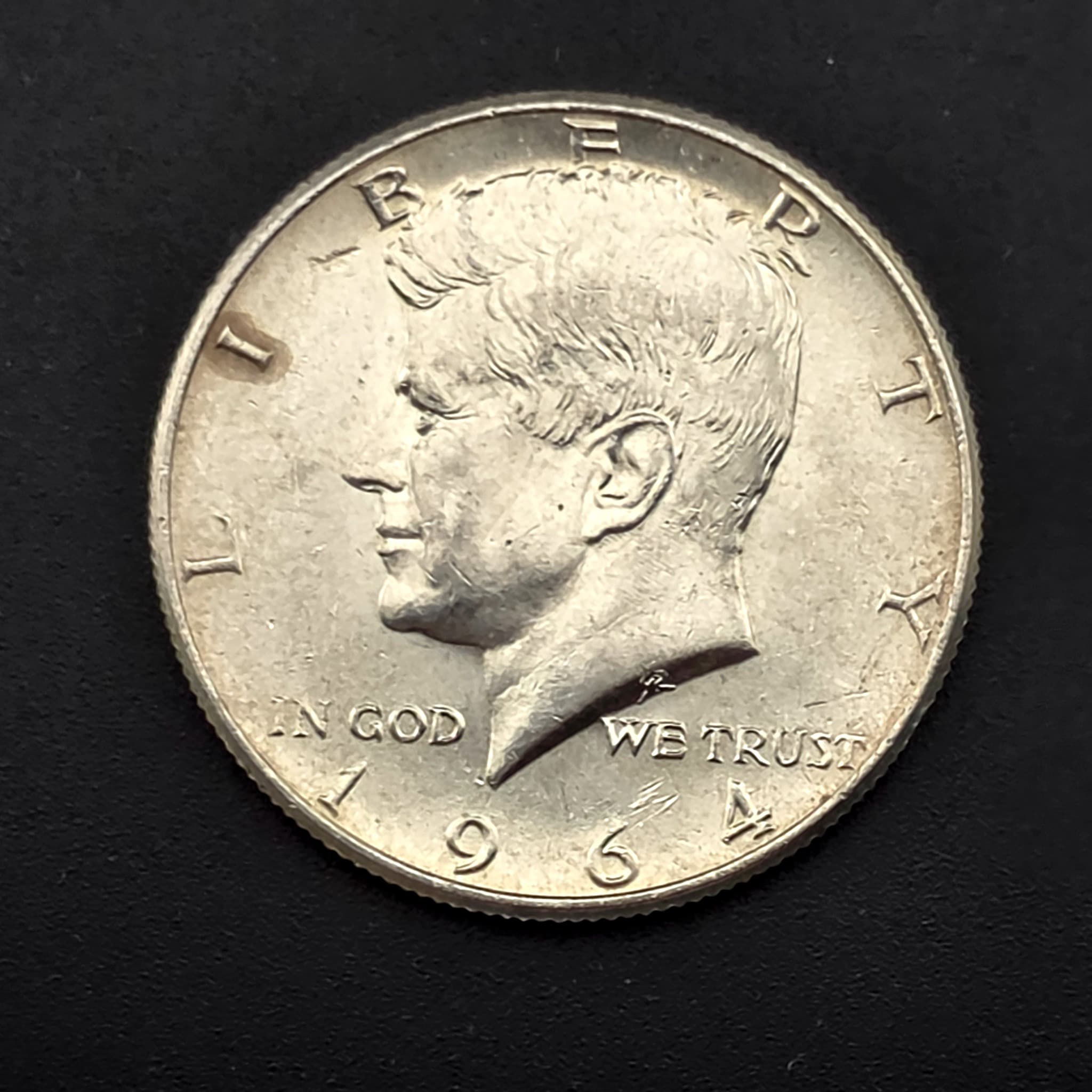 1964 Kennedy Half Dollar, 90% Silver