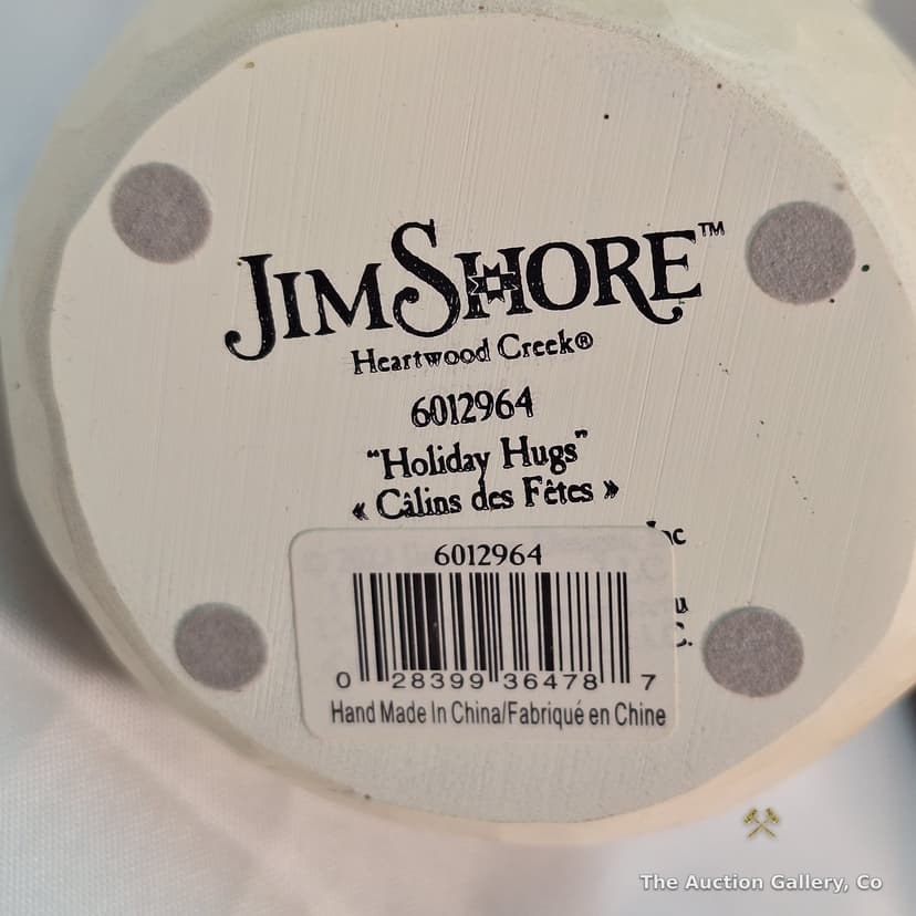 Jim Shore Heartwood Creek "Holiday Hugs" Snowman Figurine, Boxed โ photo 3