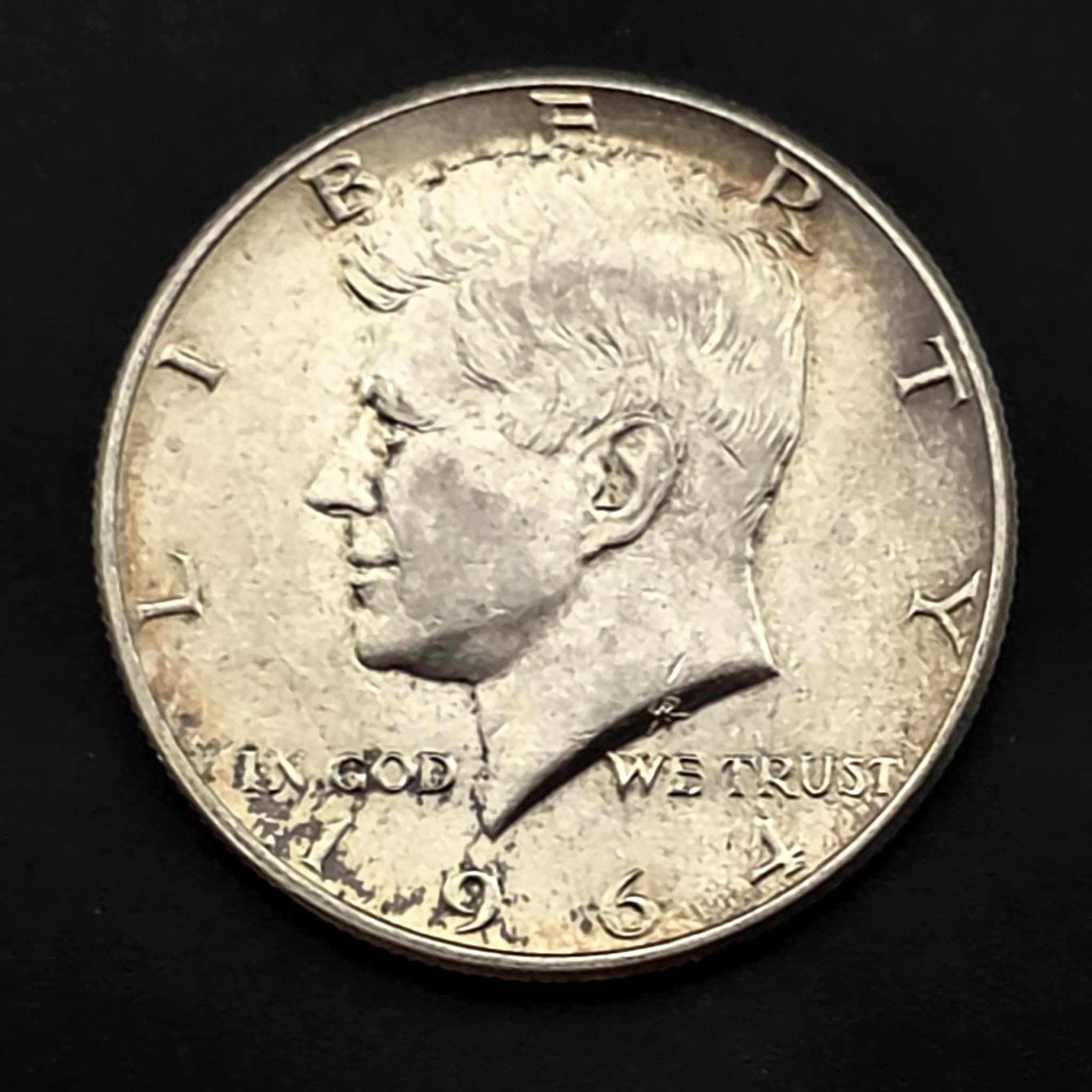 1964 Kennedy Half Dollar, 90% Silver