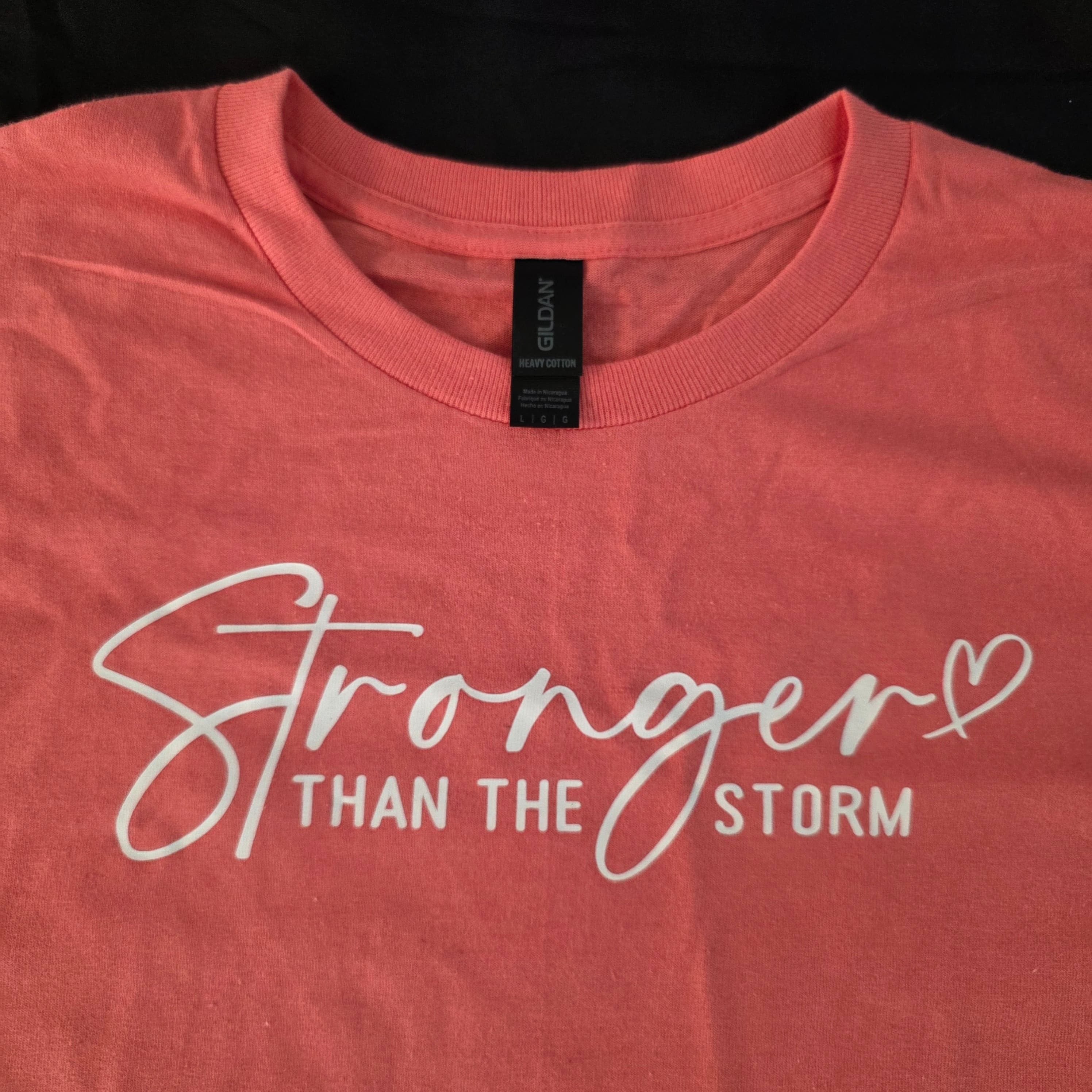 Gildan "Stronger Than the Storm" T-Shirt, Large