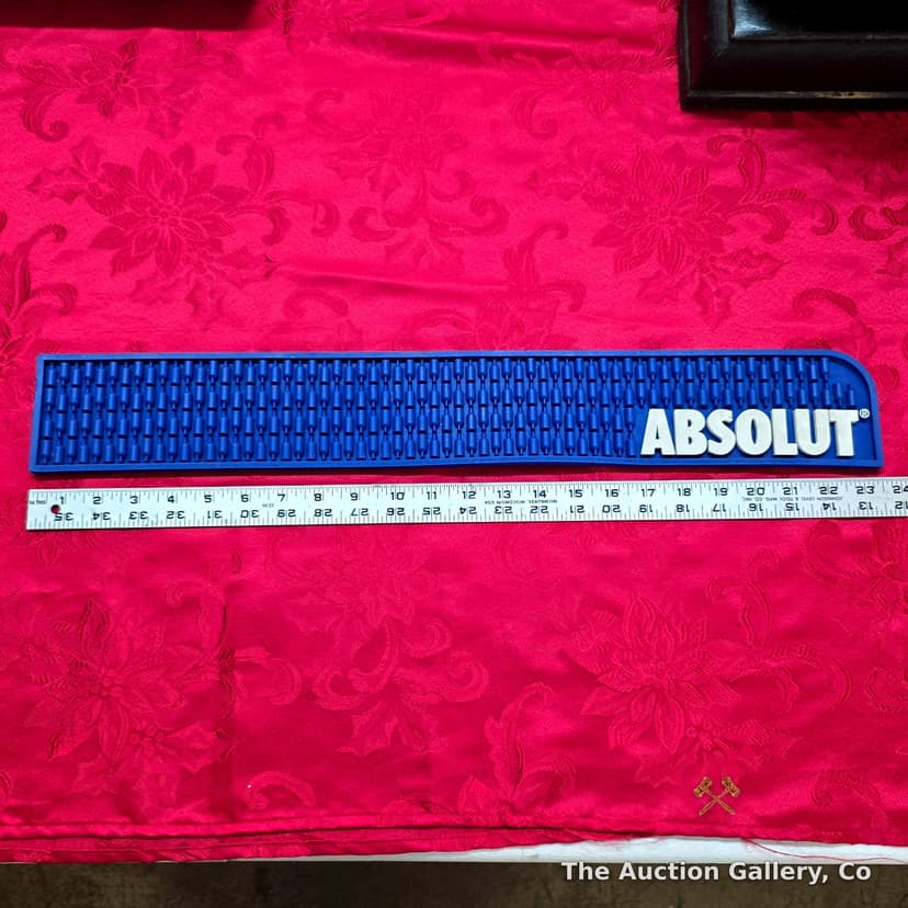 Absolut Vodka Rubber Bar Mat, Unused