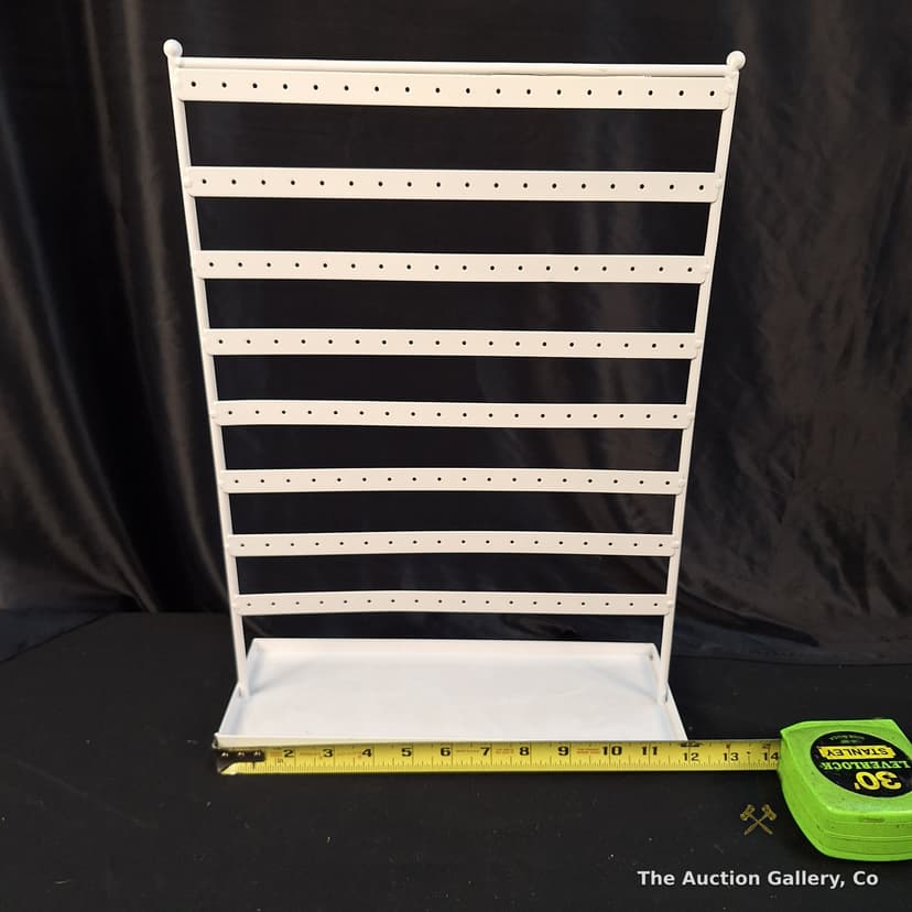 Storage Organizer Lot โ Earring Stand, Acrylic Rack, Wire Caddy Set โ photo 7