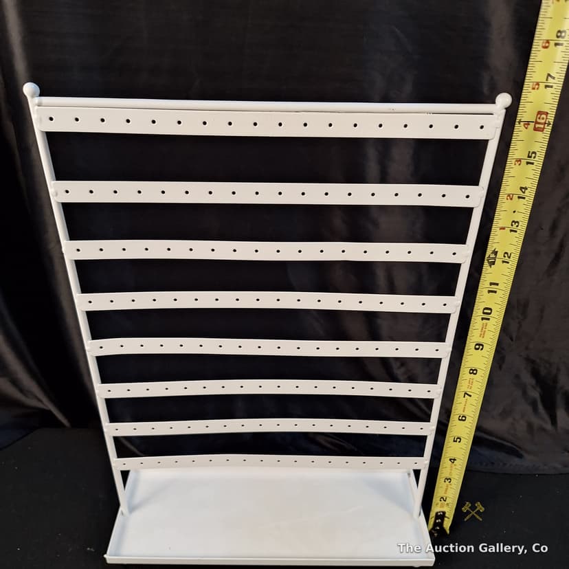 Storage Organizer Lot โ Earring Stand, Acrylic Rack, Wire Caddy Set โ photo 8