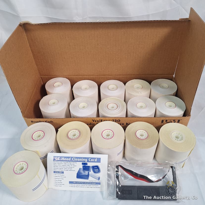 PM Company VeriFone 250 Credit Card Printer Kit, 10 Rolls โ photo 2