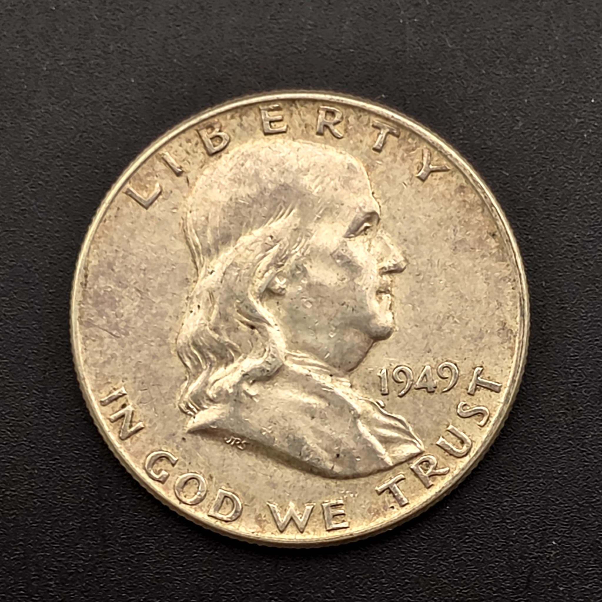 1949 Franklin Half Dollar, 90% Silver