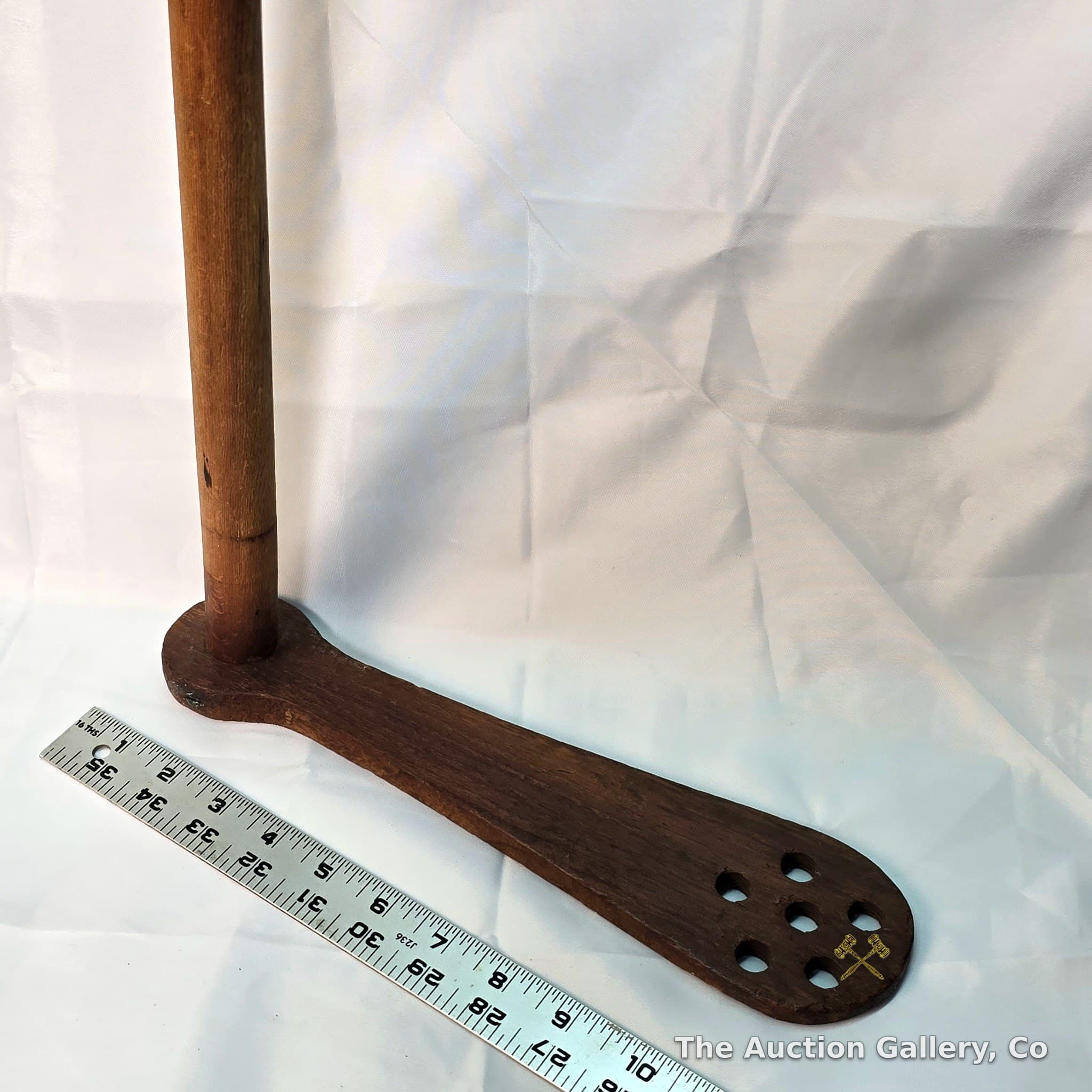 Antique Wooden Apple Butter Stir Paddle, 40.5"