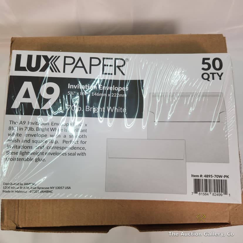 LUXPaper A9 Invitation Envelopes, 250 Count, New in Box β photo 2