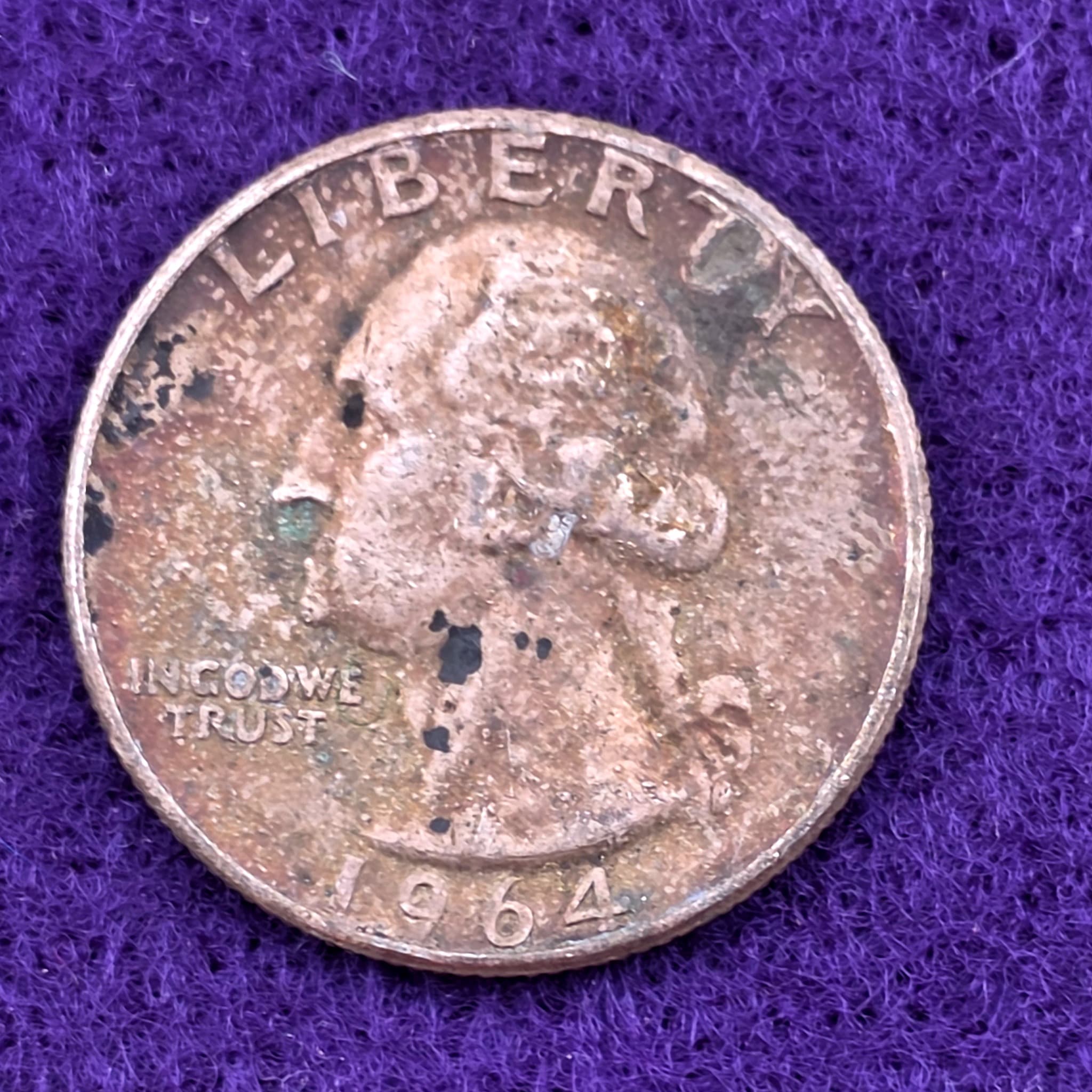 1964 Washington Quarter, 90% Silver