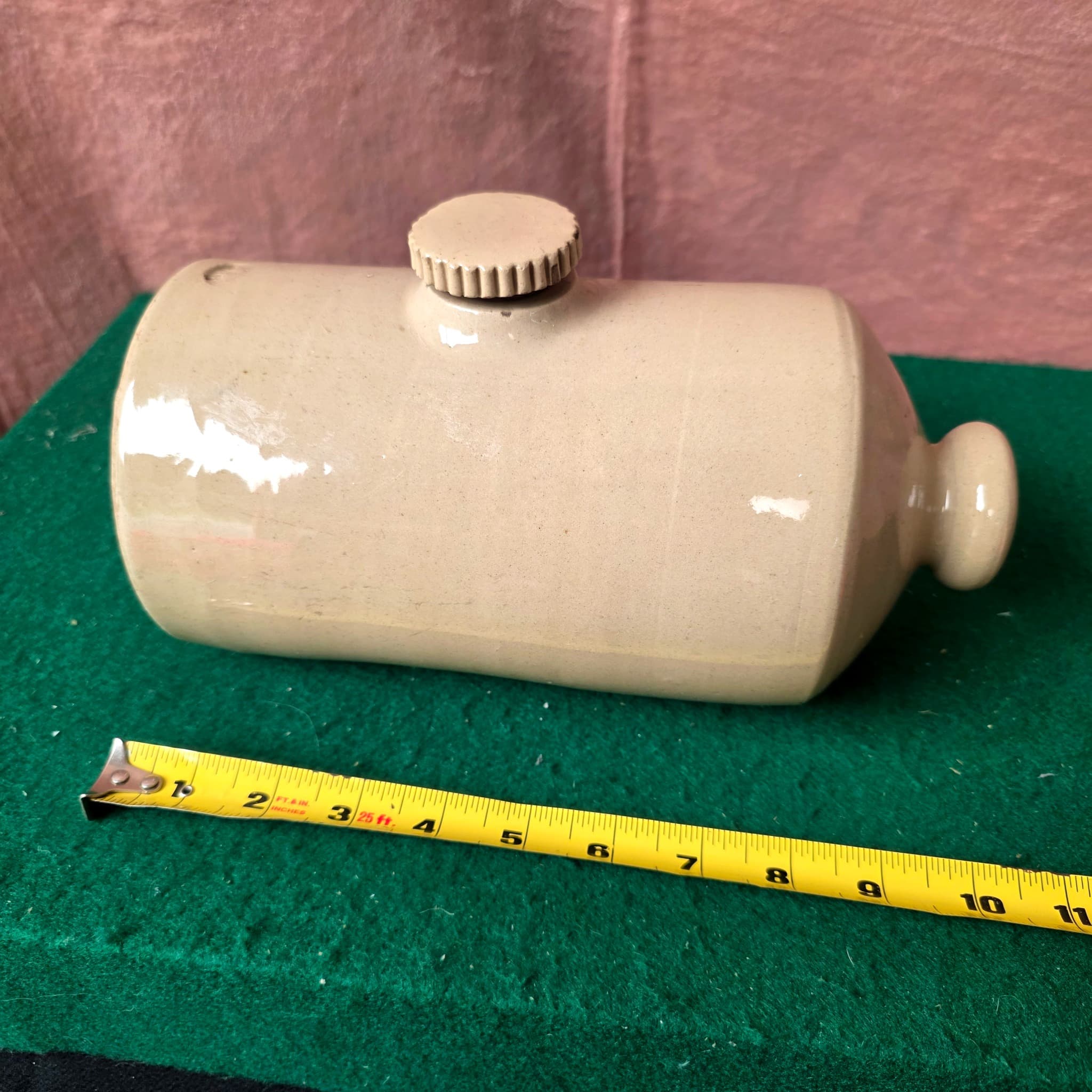 1930s Pearsons Chesterfield Stoneware Hot Water Bottle