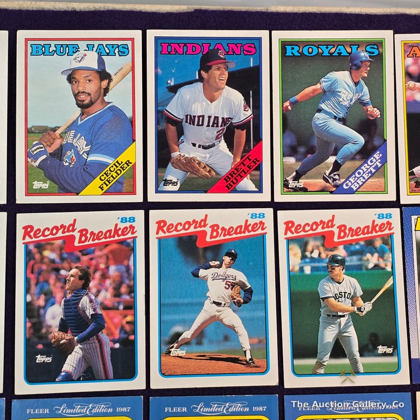 Vintage Baseball Card Lot of 21 โ Bonds, Maddux, Clemens, Brett โ photo 3