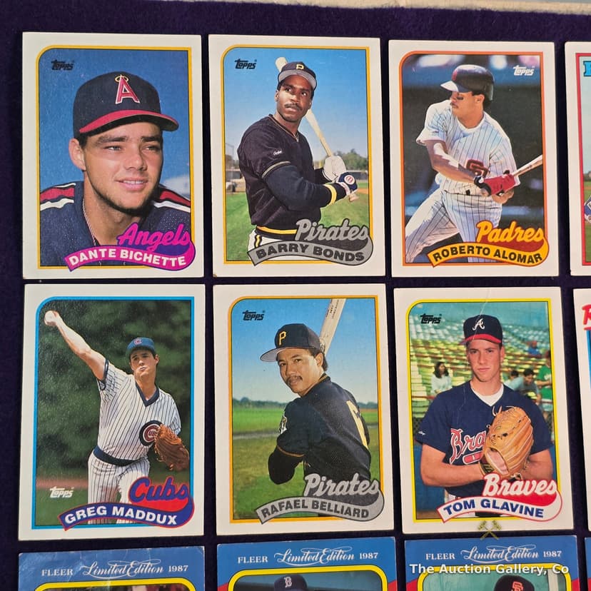 Vintage Baseball Card Lot of 21 โ Bonds, Maddux, Clemens, Brett โ photo 2