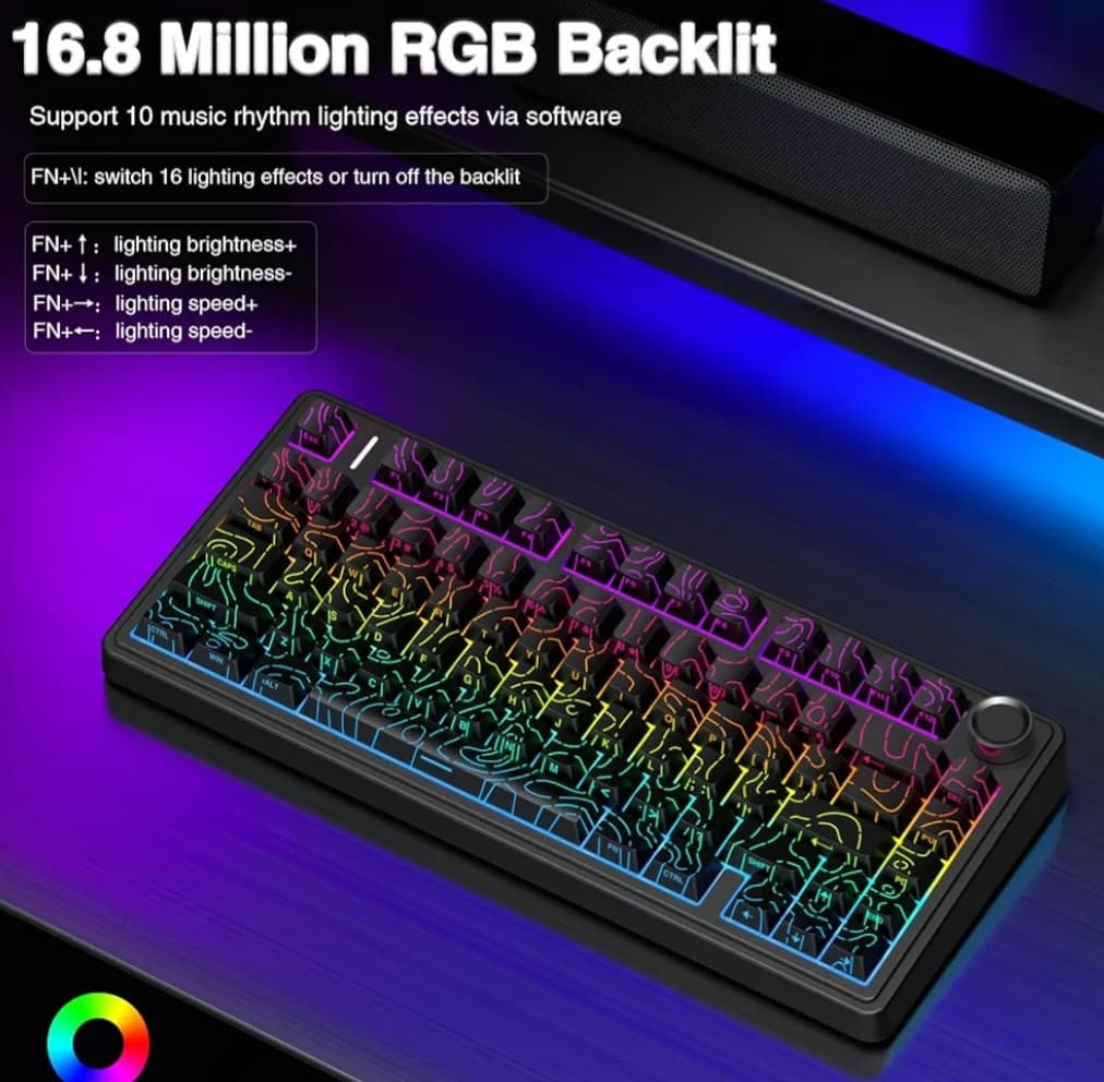 Aula RBG F75 Pro Wireless Keyboard