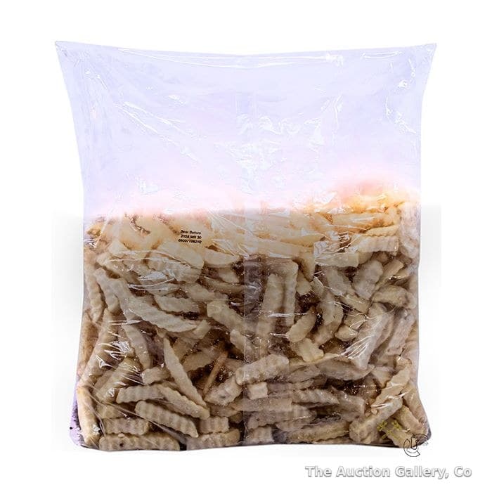 Cavendish Crinkle Cut French Fries 1/2" in Clear Bags